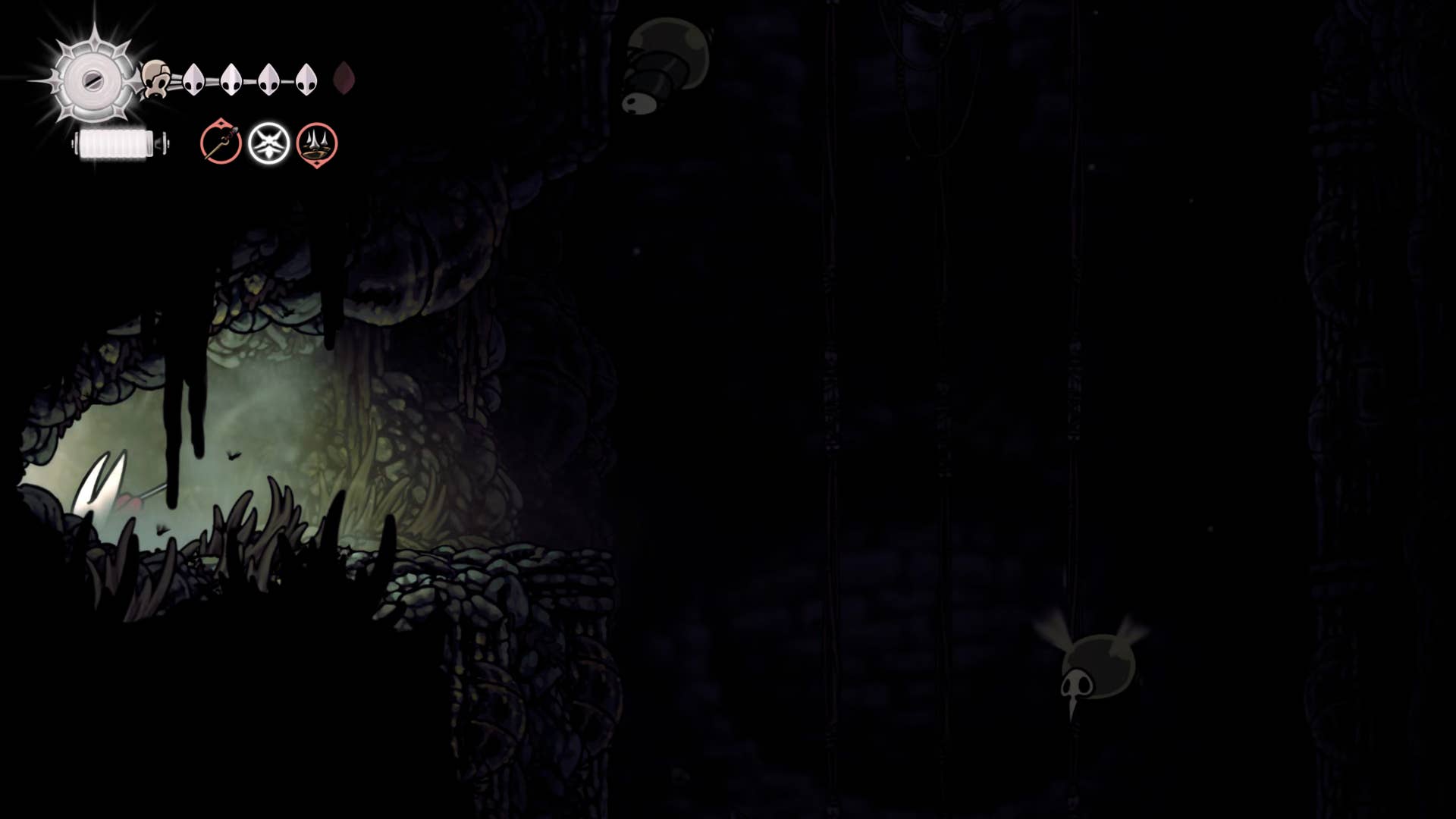 Hollow Night screenshot: Silkson shows the path through Billwater.