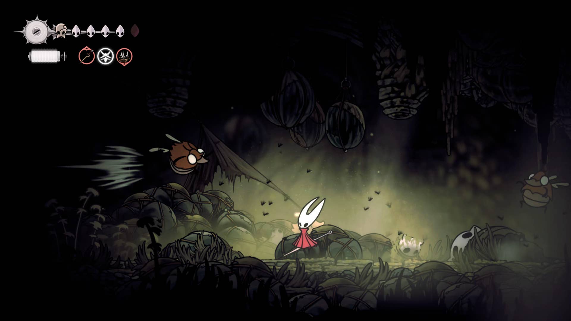 Hollow Night screenshot: Silkson shows the path through Billwater.