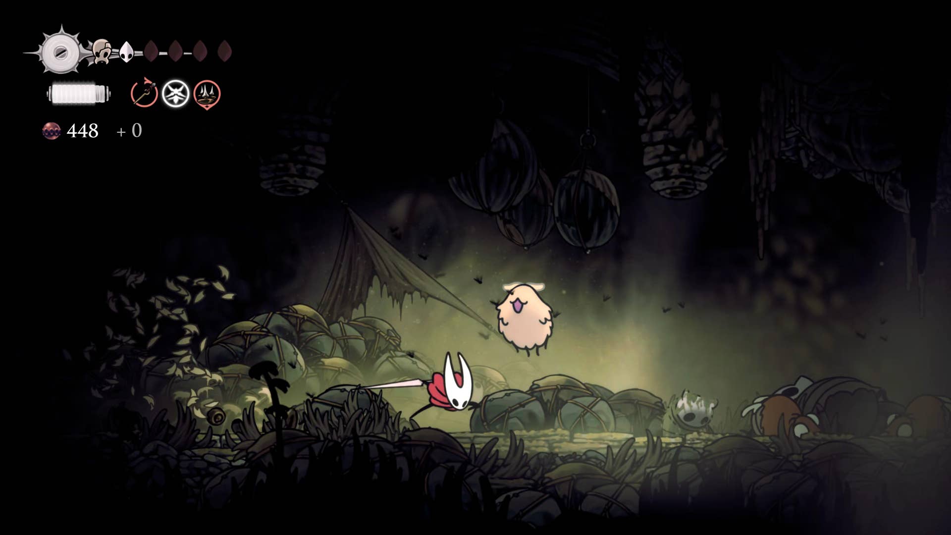 Hollow Night screenshot: Silkson shows the path through Billwater.