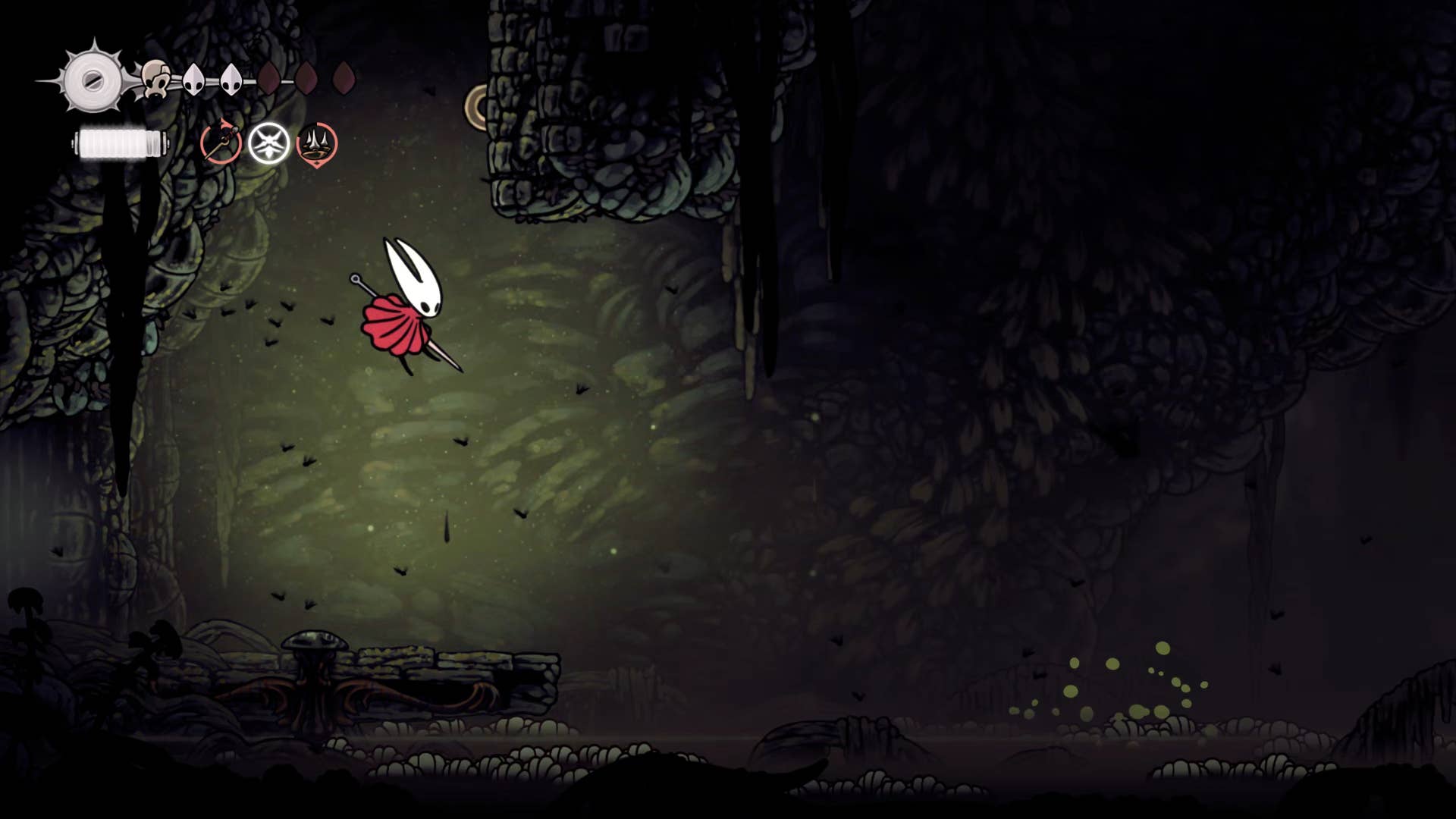 Hollow Night screenshot: Silkson shows the path through Billwater.