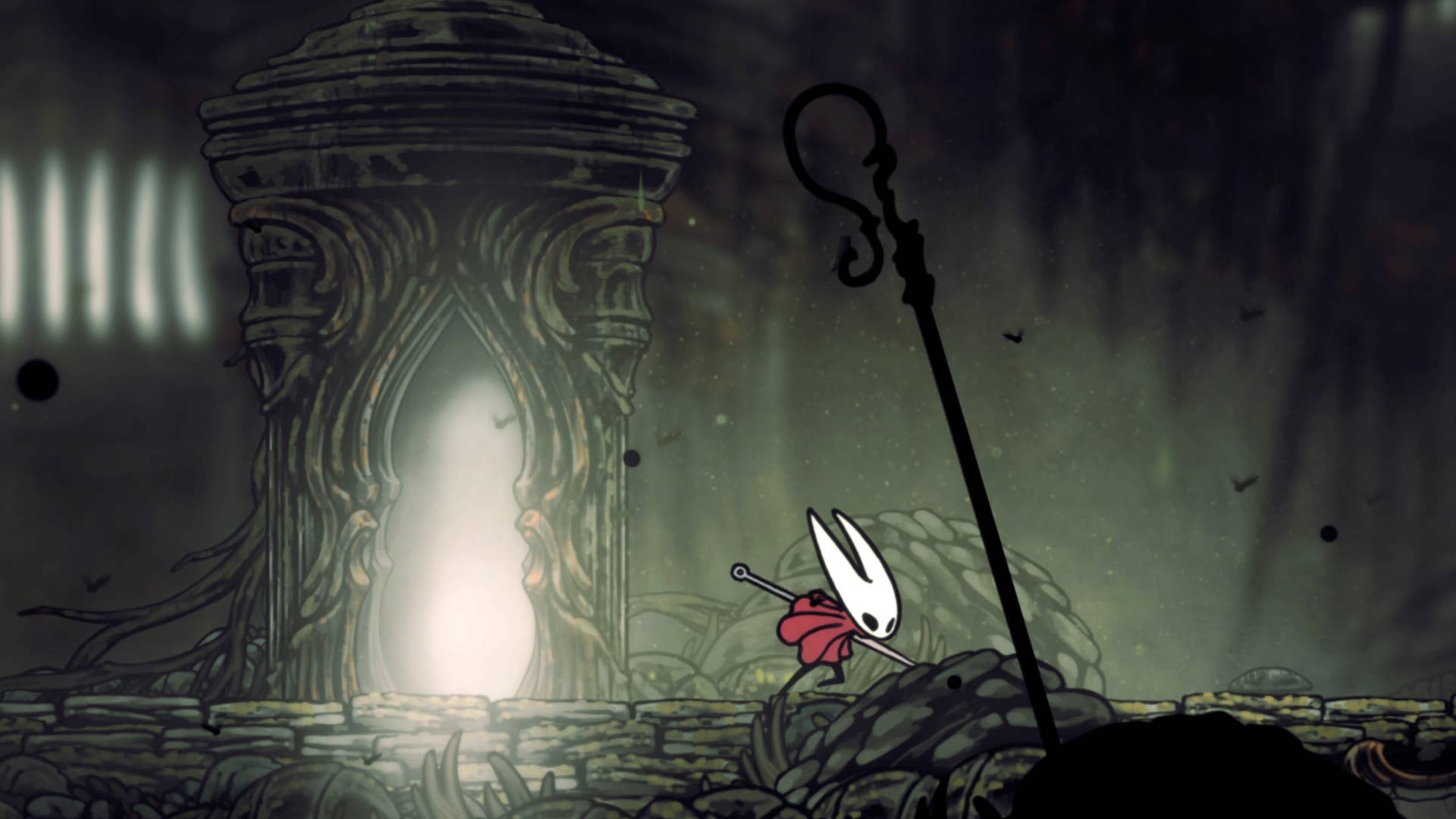Hollow Night screenshot: Silkson shows the path through Billwater.