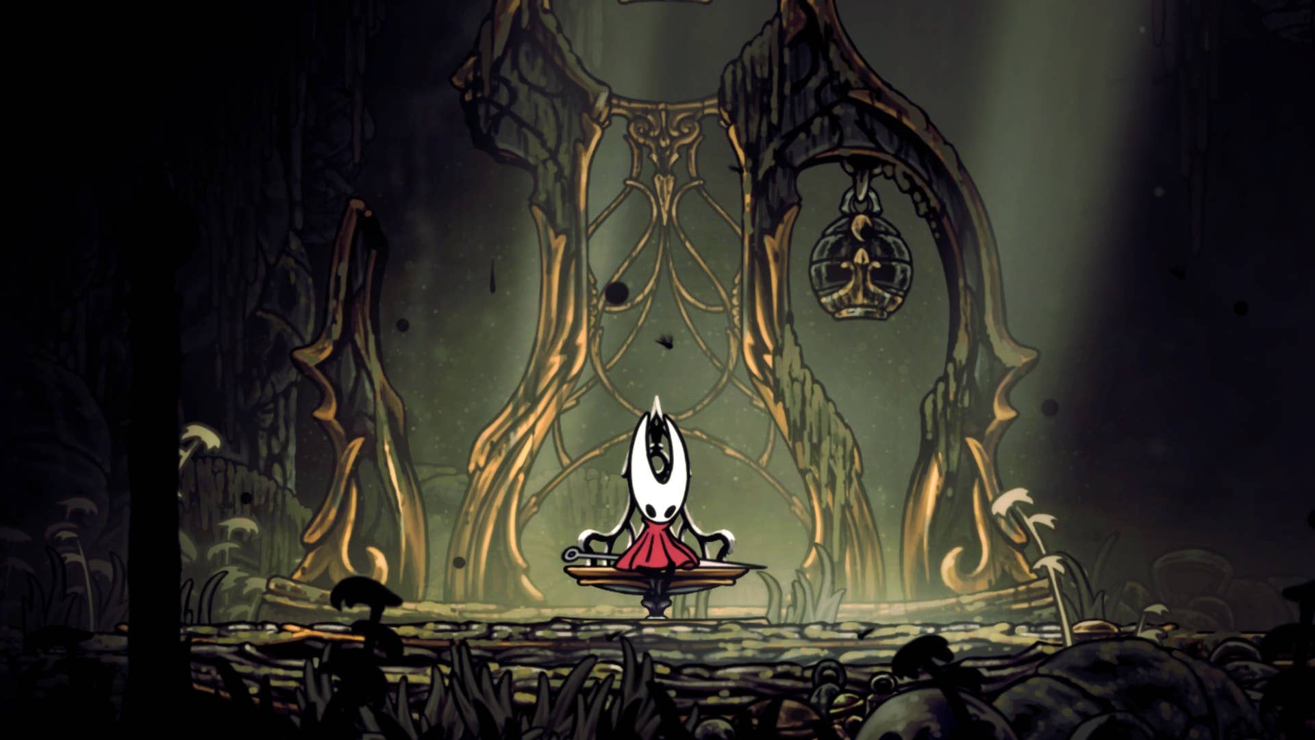 Hollow Night screenshot: Silkson shows the path through Billwater.
