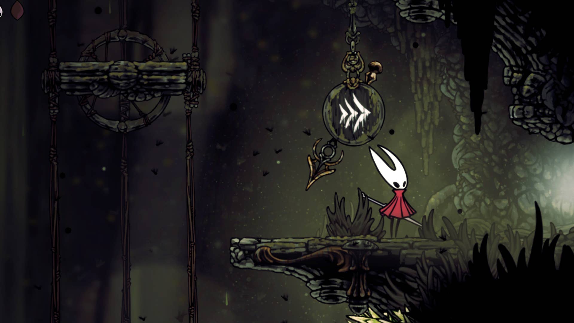 Hollow Night screenshot: Silkson shows the path through Billwater.