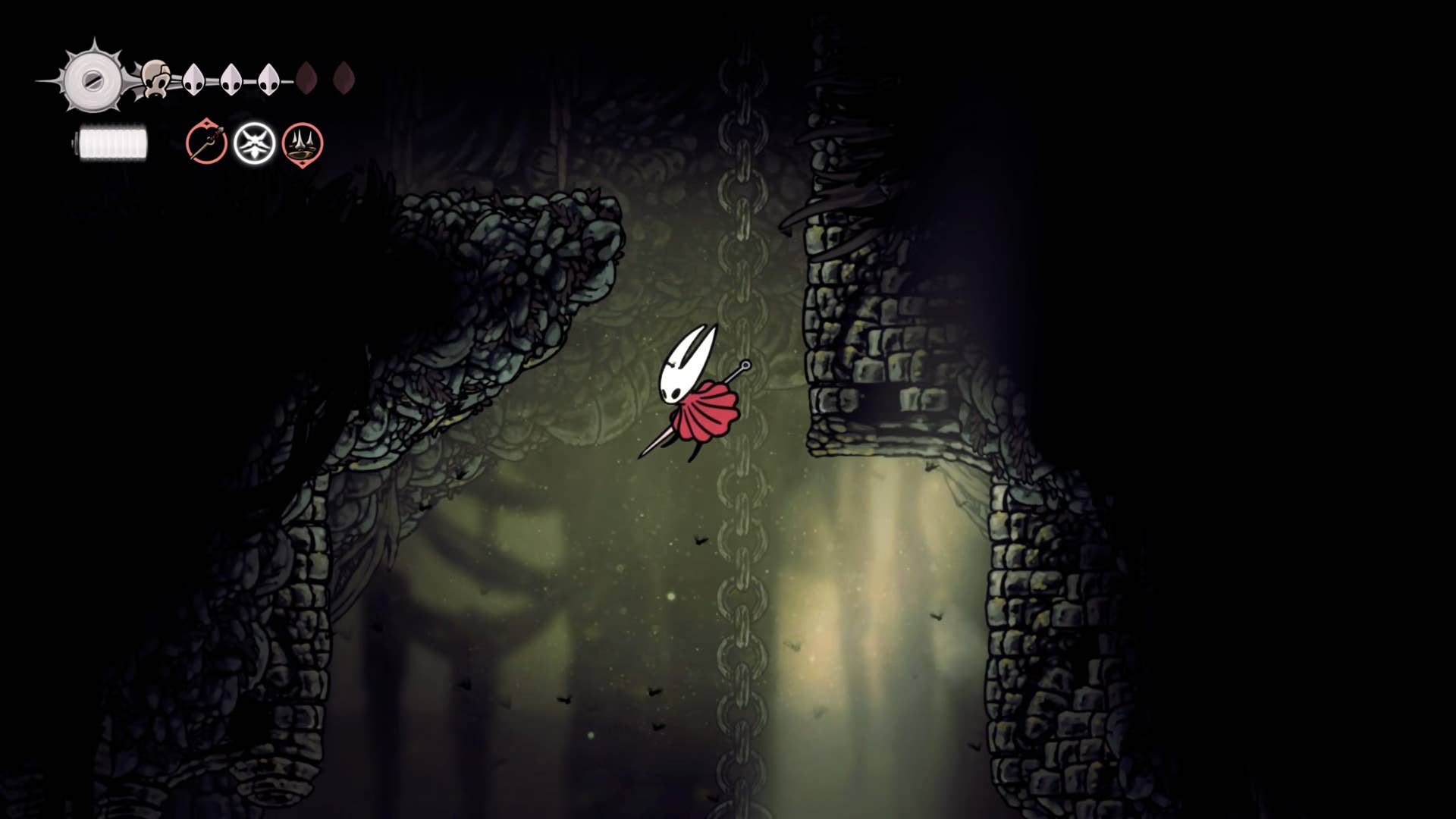 Hollow Night screenshot: Silkson shows the path through Billwater.