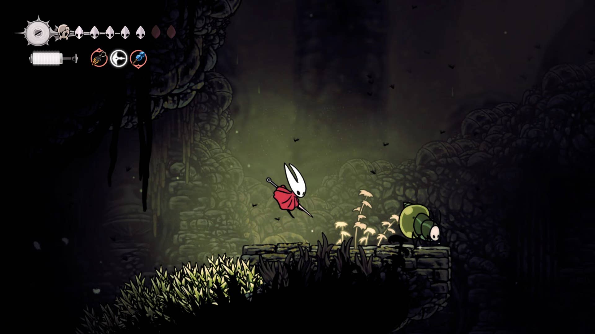 Hollow Night screenshot: Silkson shows the path through Billwater.