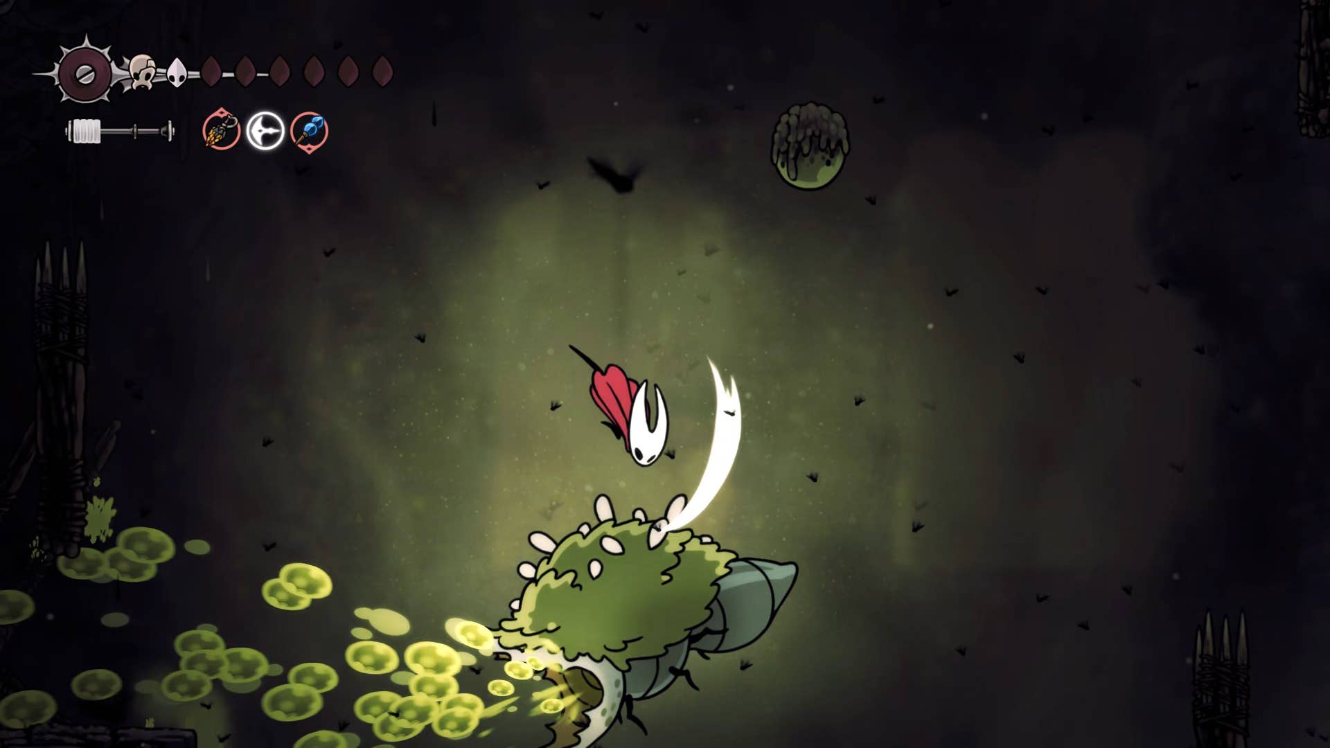 Hollow Night screenshot: Silkson shows the path through Billwater.