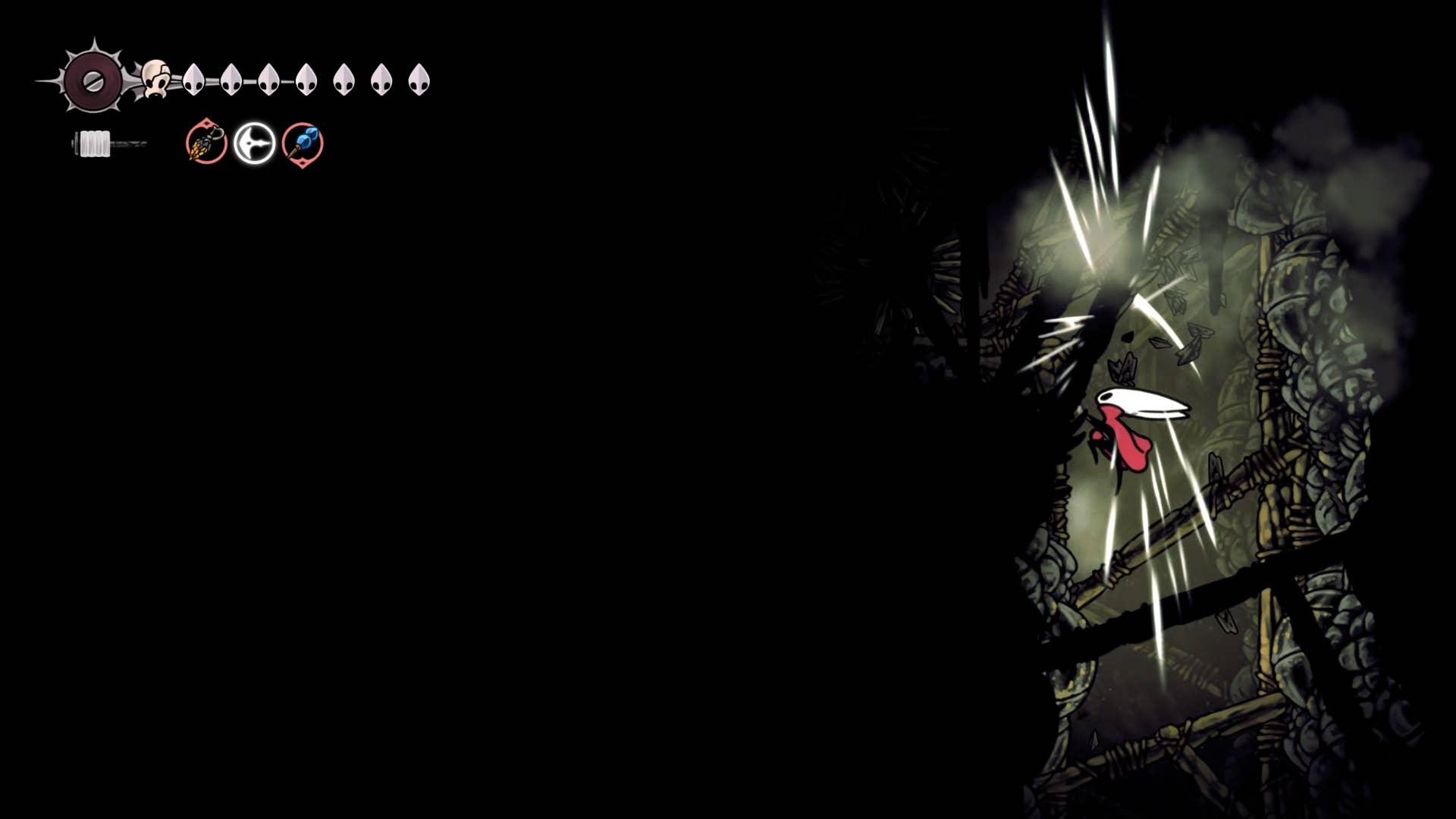 Hollow Night screenshot: Silkson shows the path through Billwater.