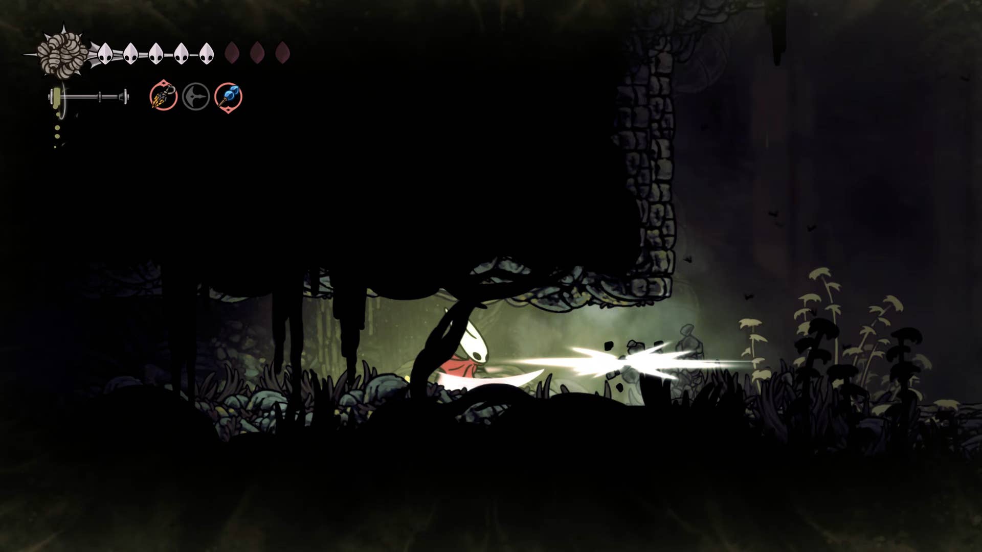 Hollow Night screenshot: Silkson shows the path through Billwater.