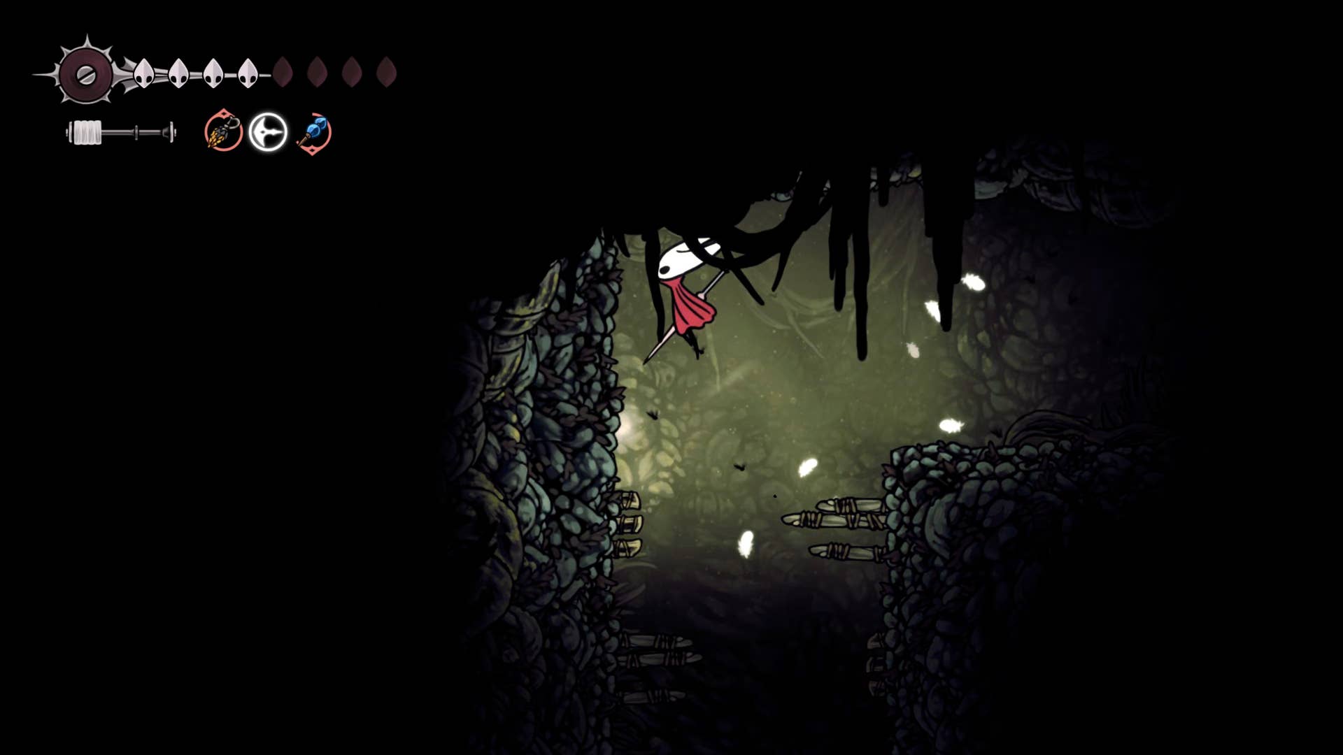 Hollow Night screenshot: Silkson shows the path through Billwater.