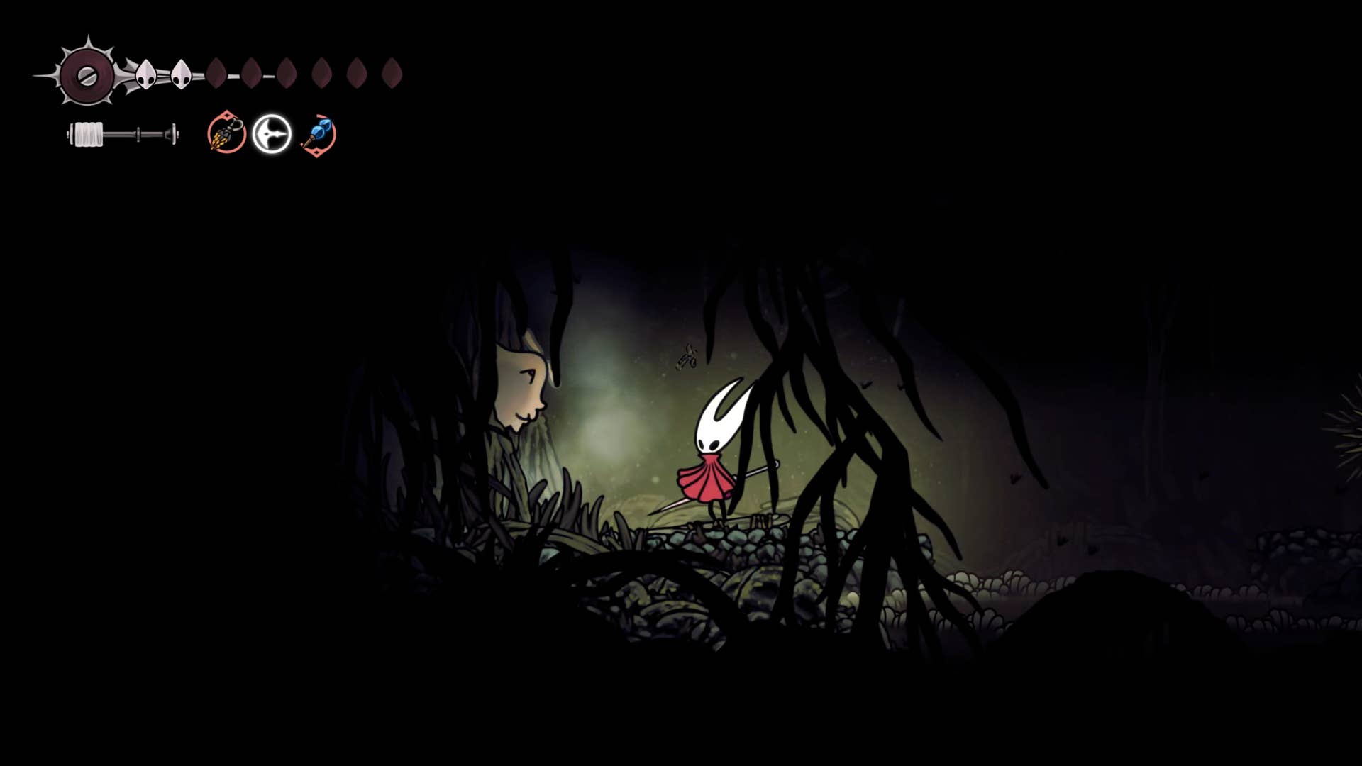 Hollow Night screenshot: Silkson shows the path through Billwater.