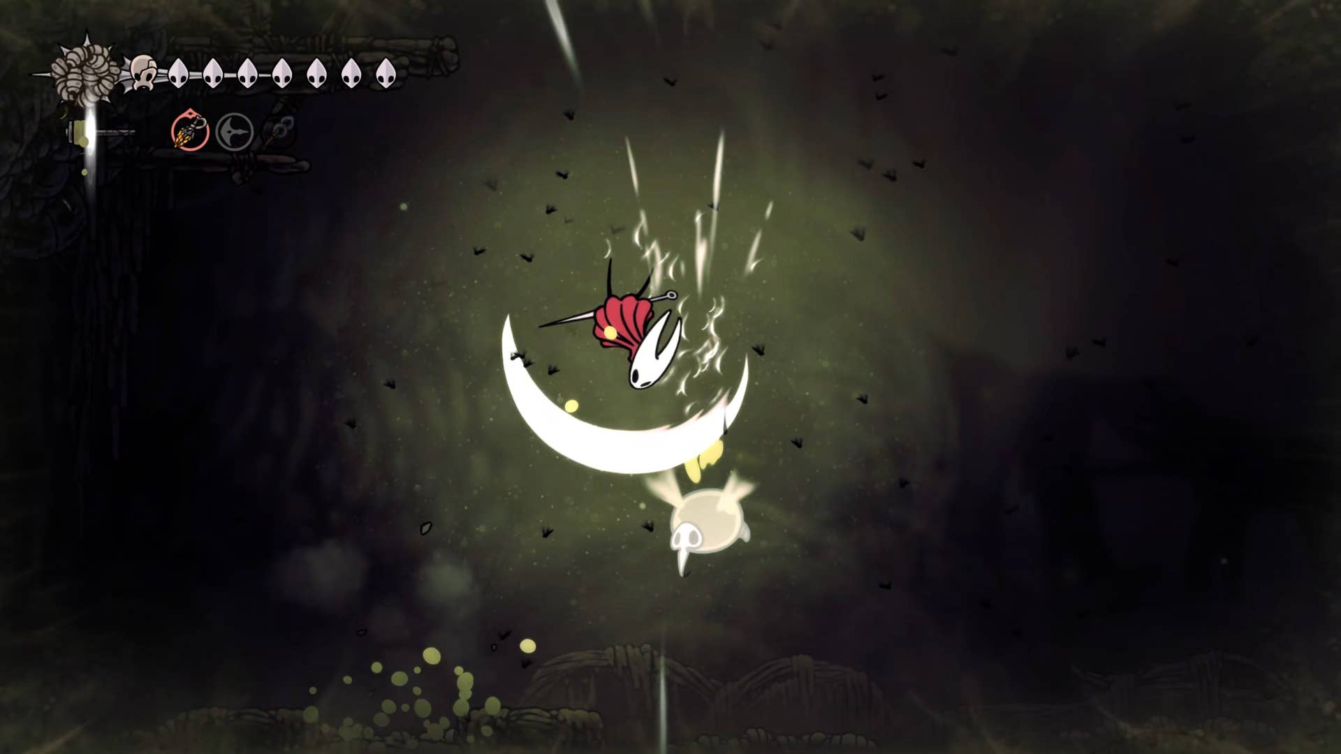 Hollow Night screenshot: Silkson shows the path through Billwater.