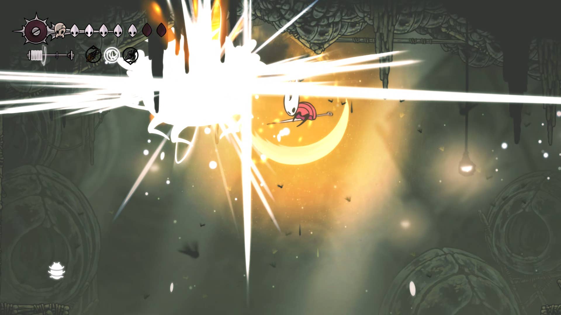 Hollow Night screenshot: Silkson shows the path through Billwater.