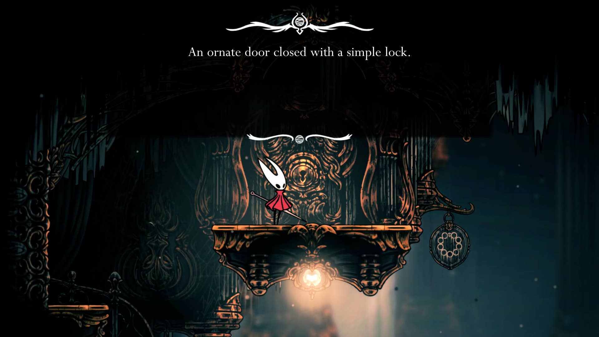 Hollow Knight screenshot: Silksong showing the path through High Halls.