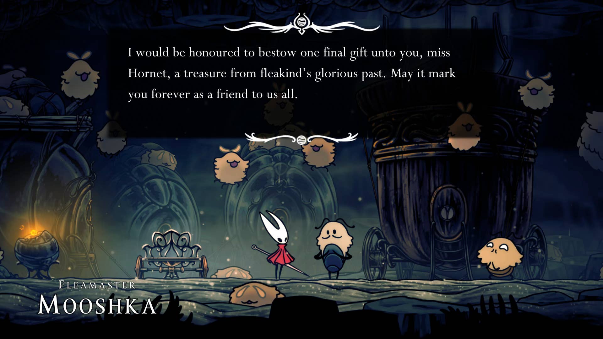 Screenshot of Hollow Knight: Silkson showing a path through corrupt ducts.