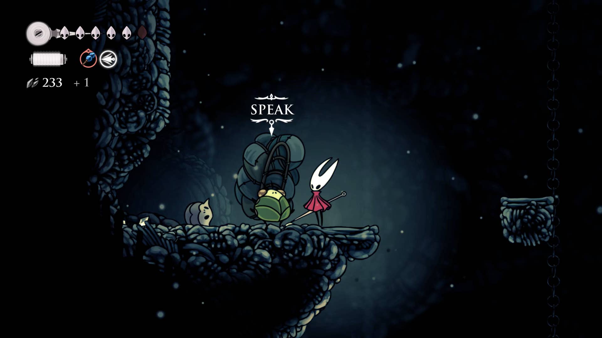 Hollow Knight screenshot: Silksong showing paths through different regions to complete certain quests and activities before ending Act 2.