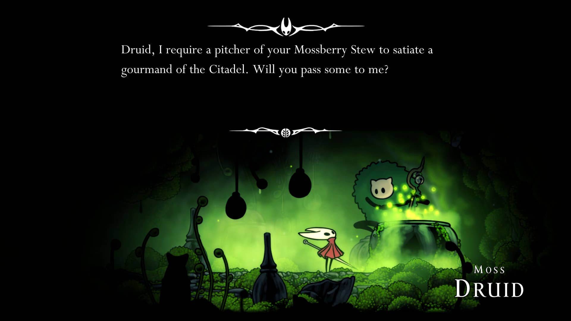 Hollow Knight screenshot: Silksong showing paths through different regions to complete certain quests and activities before ending Act 2.