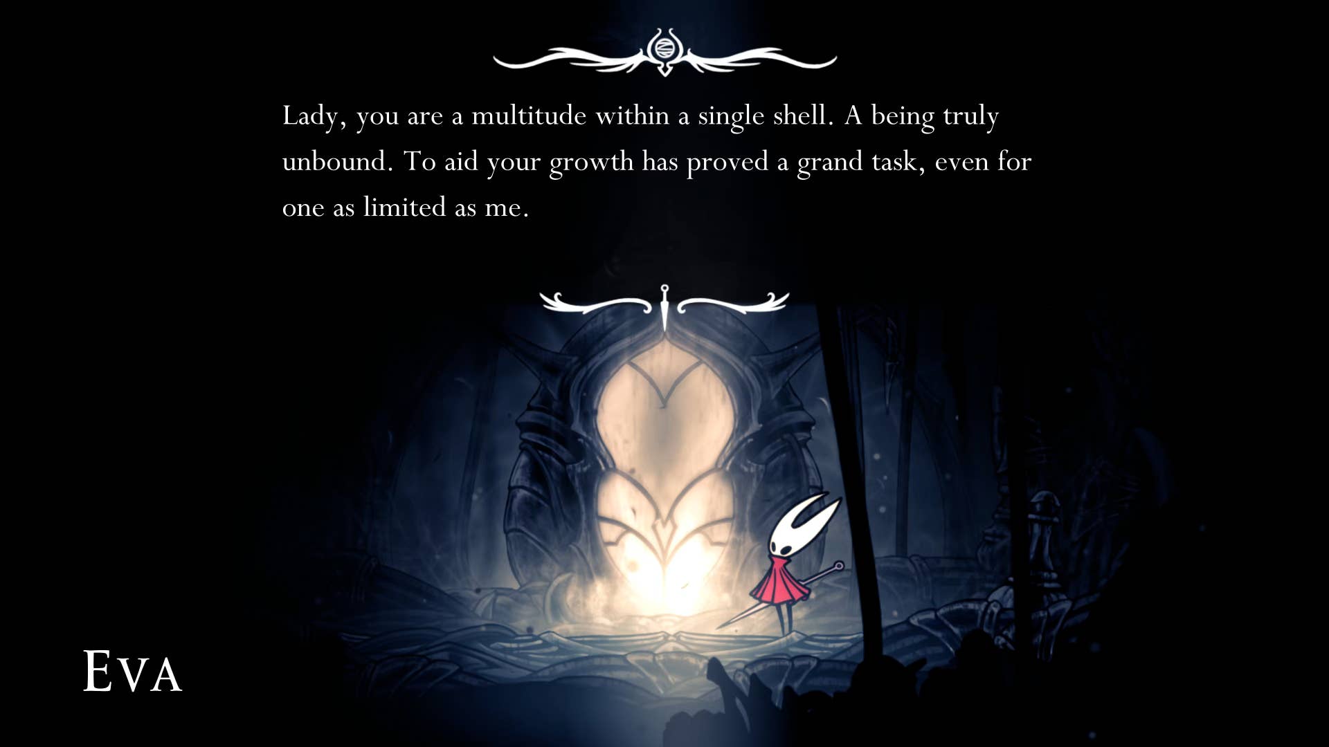 Hollow Knight screenshot: Silksong showing paths through different regions to complete certain quests and activities before ending Act 2.