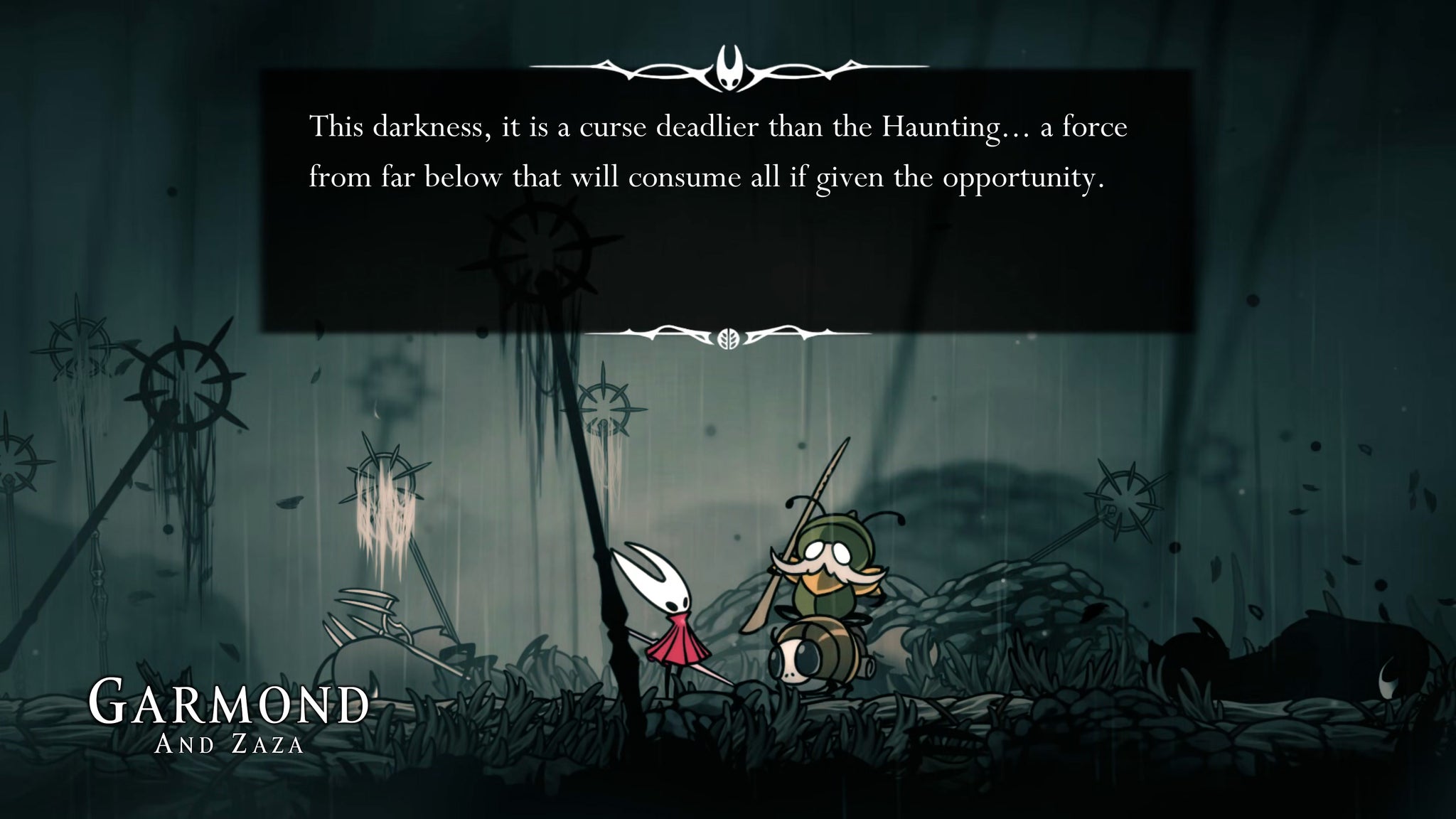 A screenshot of Hollow Knight: Silksong showing the path through the beginning of Act 3. - 18
