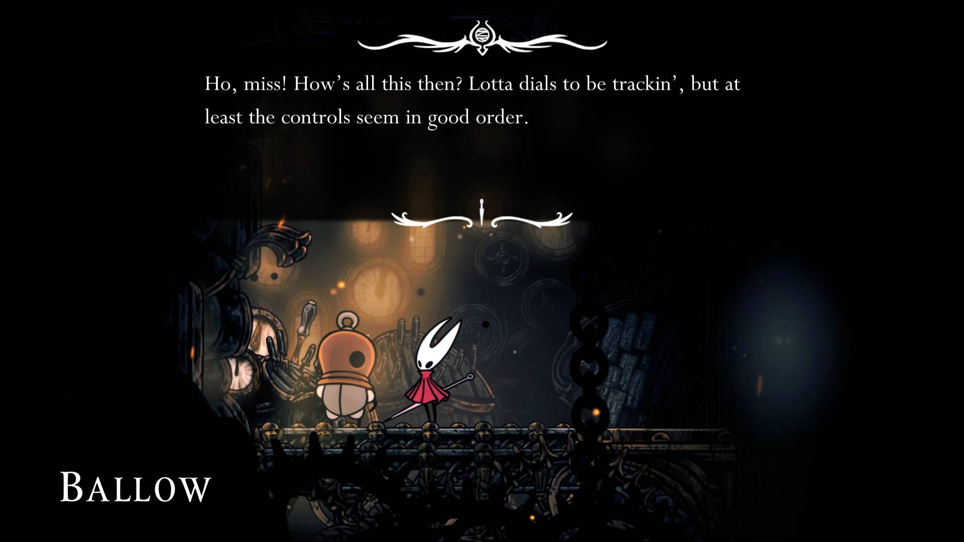 Hollow Knight screenshot: Silksong showing the path through Abyss.