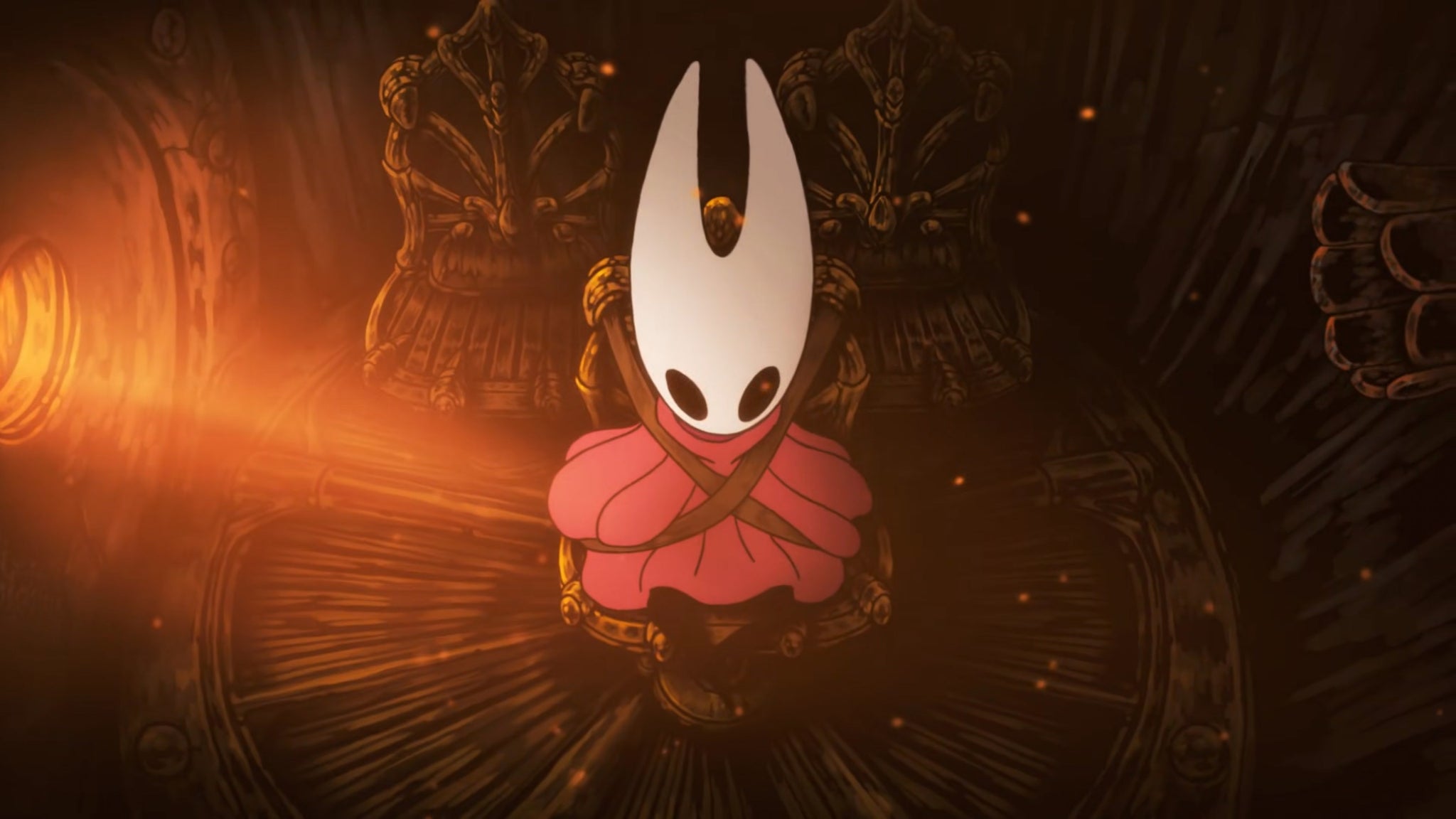 A screenshot of Hollow Knight: Silksong showing the path through The Abyss. - 9