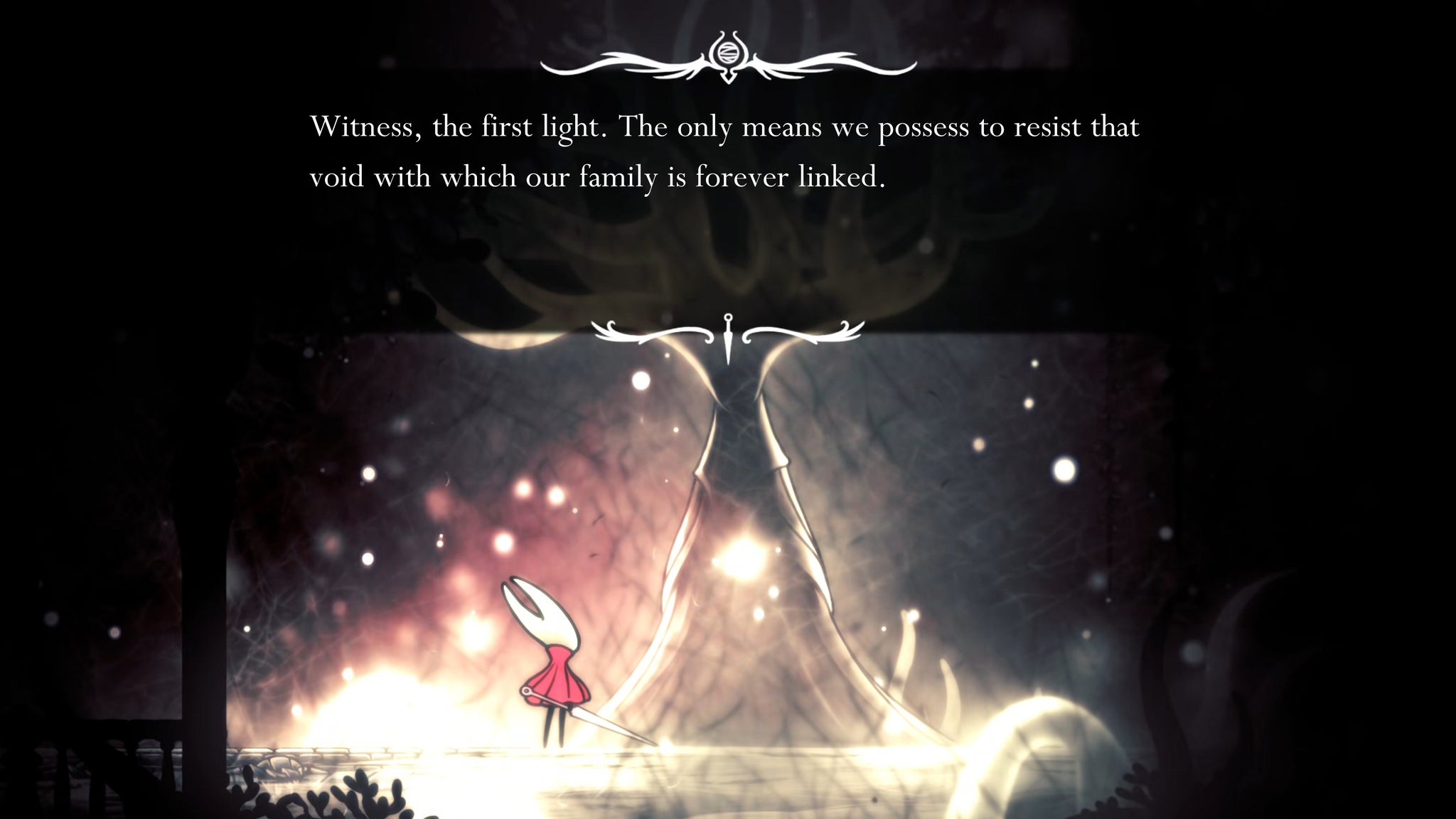 A screenshot of Hollow Knight: Silksong showing the path through The Old Hearts quest in Act 3. - 53