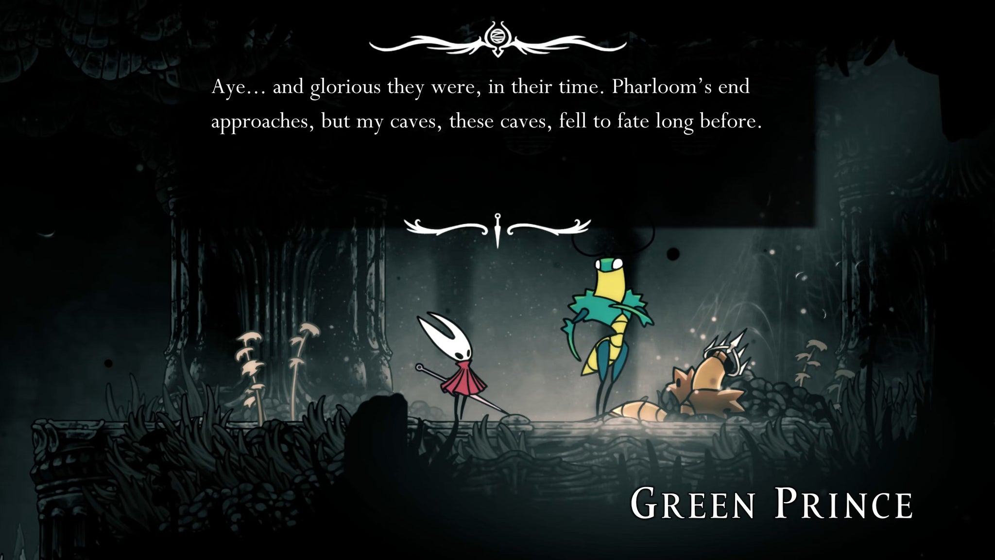 A screenshot of Hollow Knight: Silksong showing the path through Lost Verdania. - 6