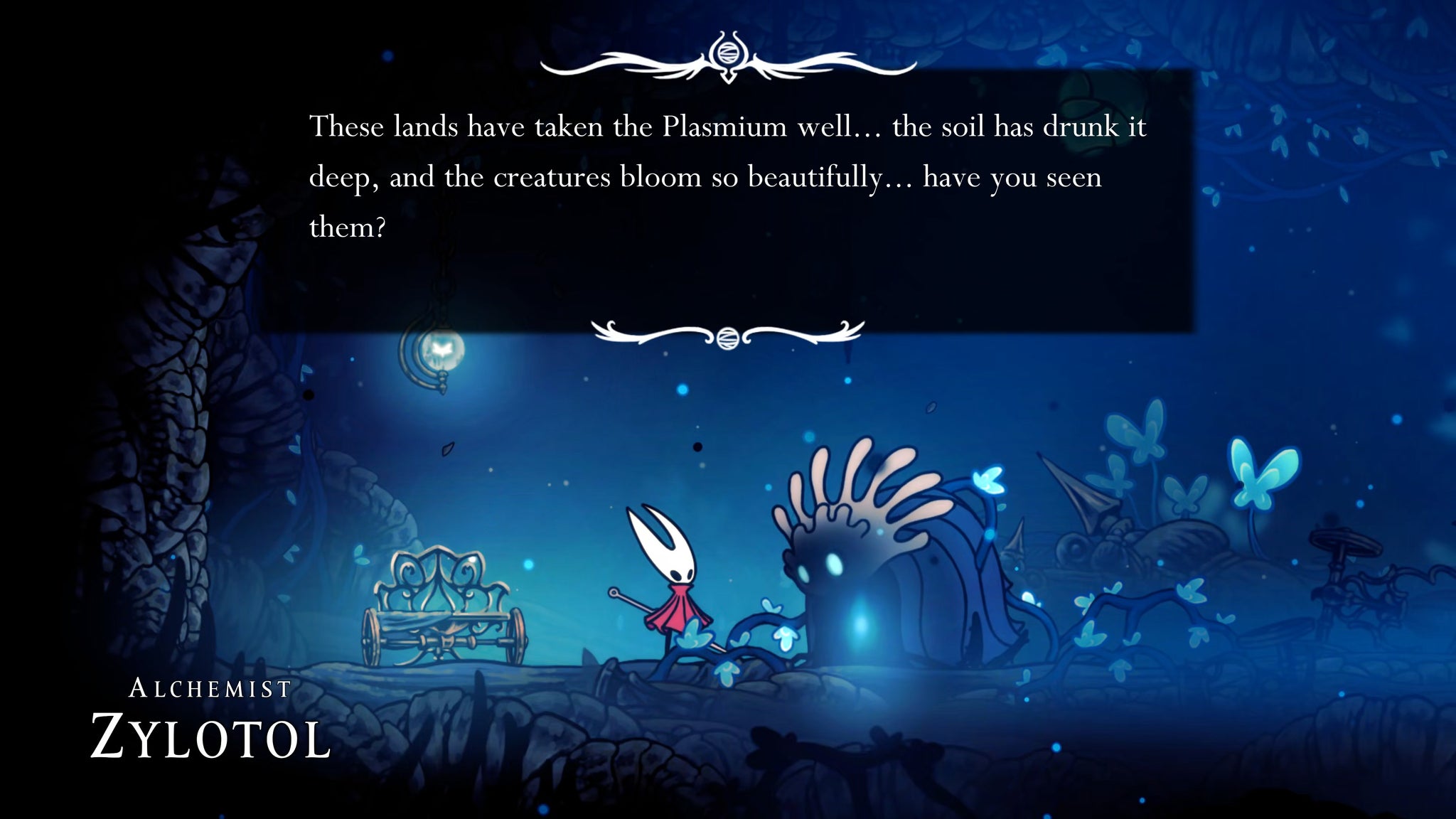 A screenshot of Hollow Knight: Silksong showing the path through various final quests and activities in Act 3. - 5