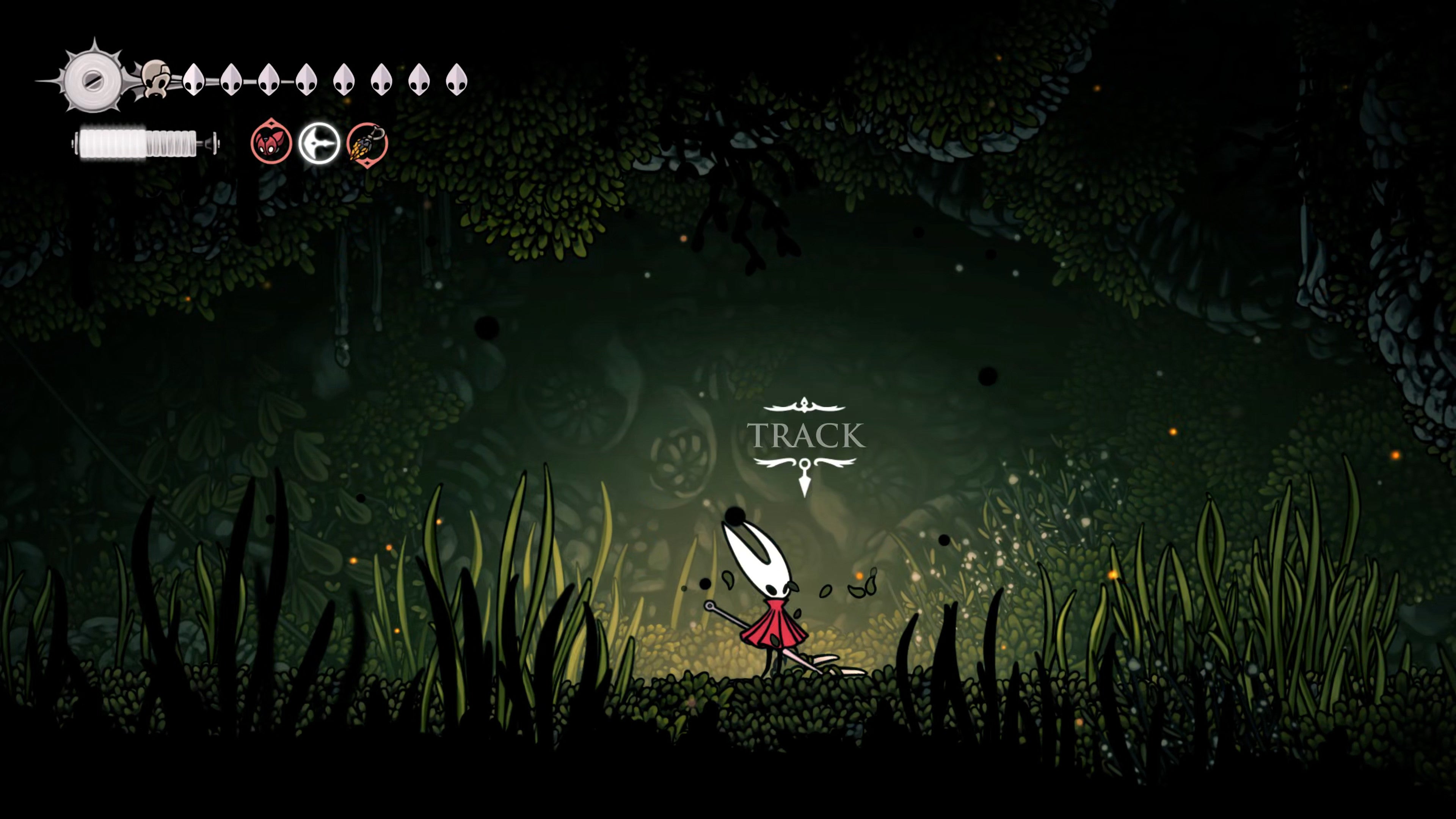 A screenshot of Hollow Knight: Silksong showing the path through various final quests and activities in Act 3. - 16