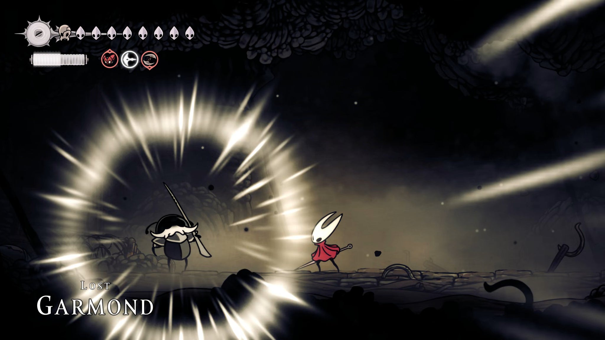 A screenshot of Hollow Knight: Silksong showing the path through various final quests and activities in Act 3. - 25