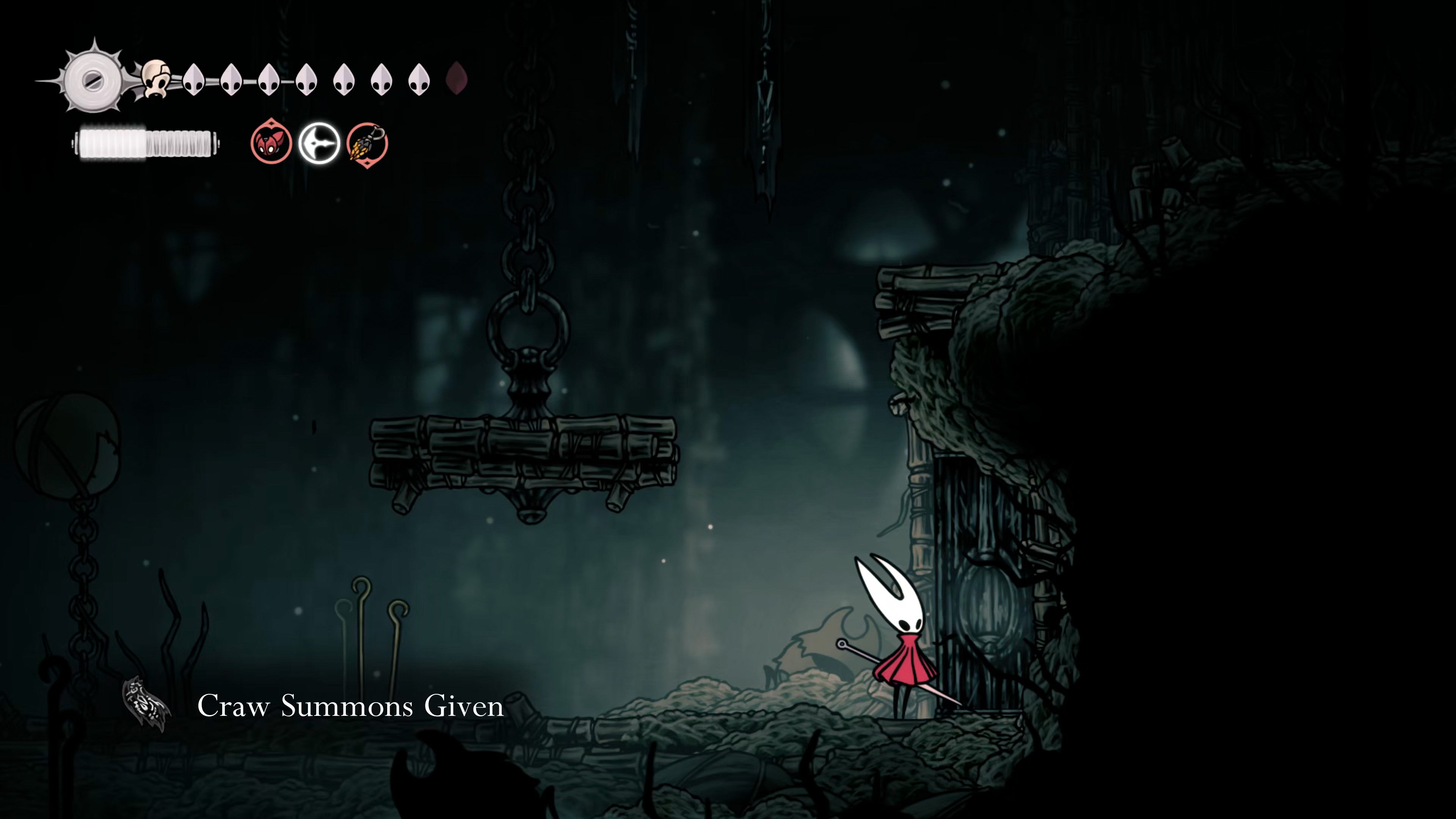 A screenshot of Hollow Knight: Silksong showing the path through various final quests and activities in Act 3. - 62