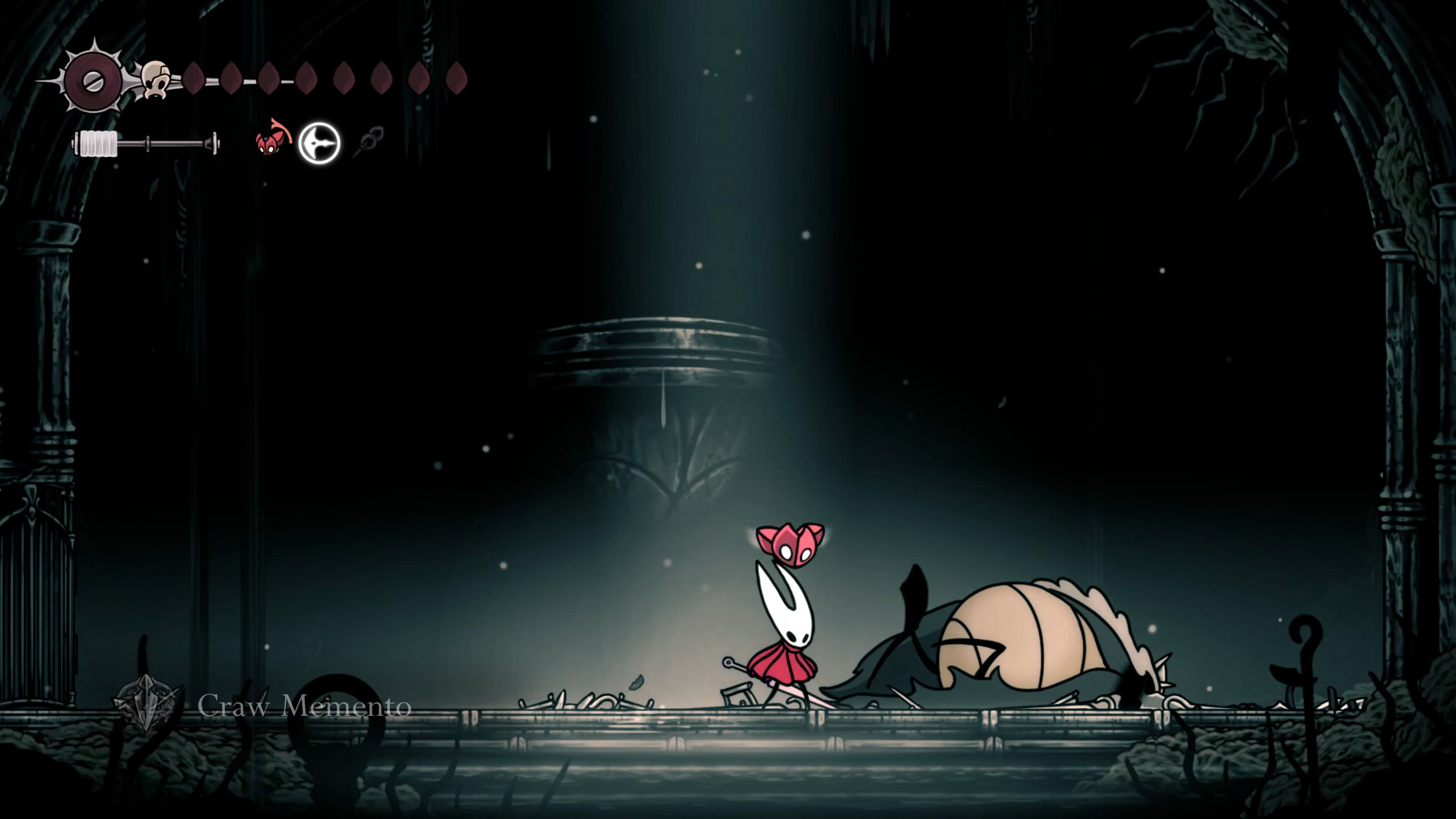 A screenshot of Hollow Knight: Silksong showing the path through various final quests and activities in Act 3. - 66
