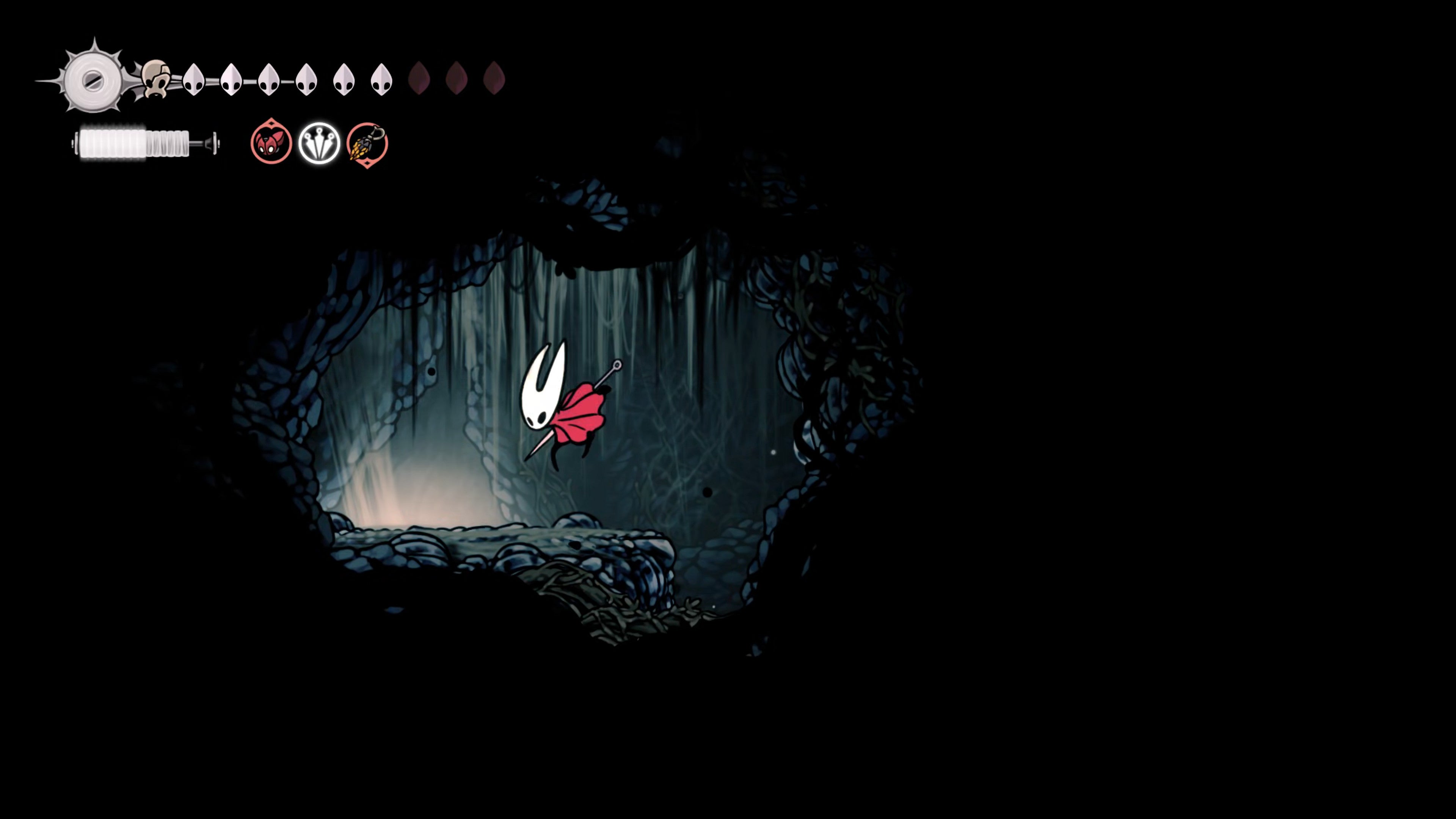 A screenshot of Hollow Knight: Silksong showing the path through various final quests and activities in Act 3. - 82