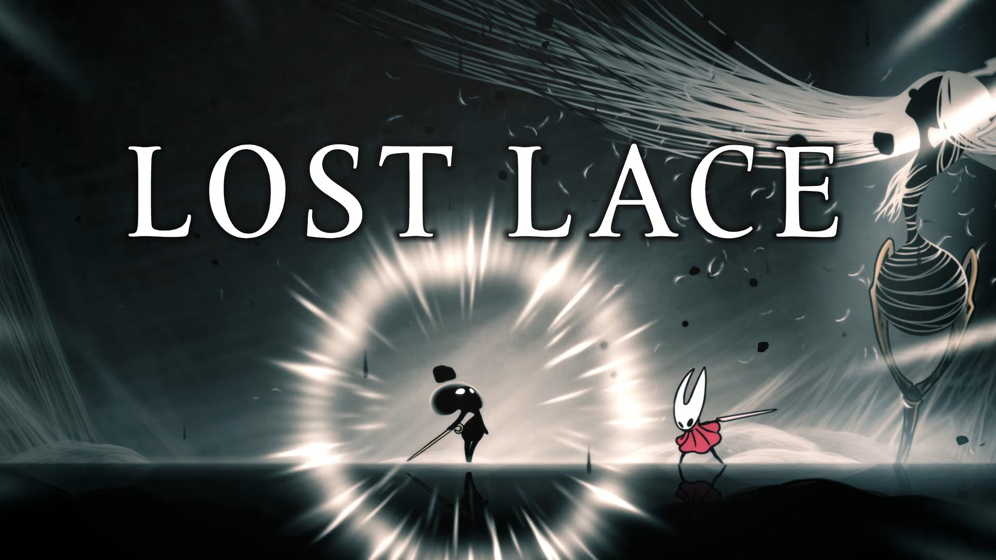 A screenshot of Hollow Knight: Silksong showing the path through The Abyss to reach the True Ending at the end of Act 3. - 10