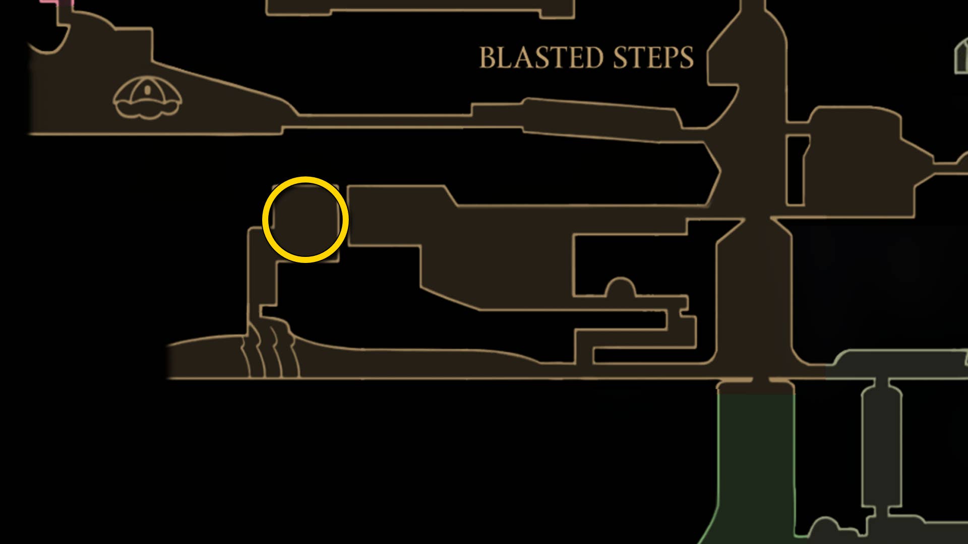 Part of Hollonite: Silkson map of explosive steps. It shows you the path to follow our walkthrough.