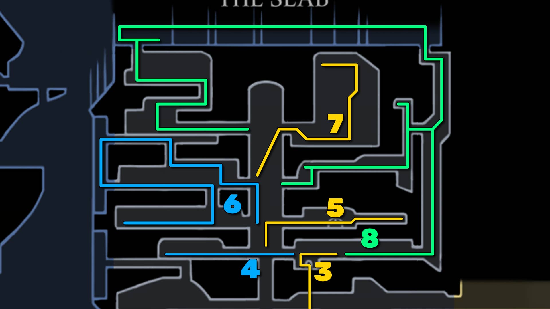 Part of Hollonite: Slab Silkson Map. It shows you the path to follow our walkthrough.
