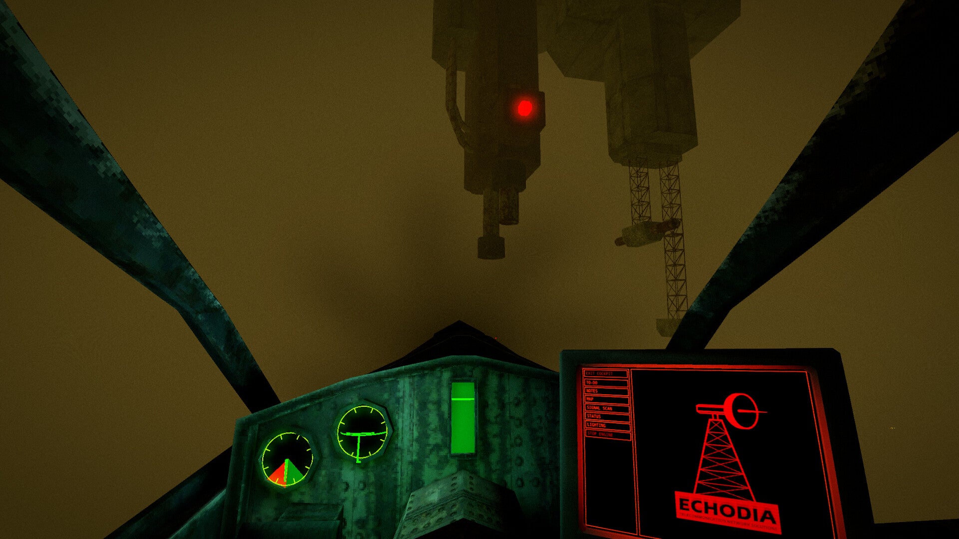 Fly between radio outposts inside a murky megastructure in The Hollowing, a follow-up to the brilliant spelunking sim Lorn's Lure