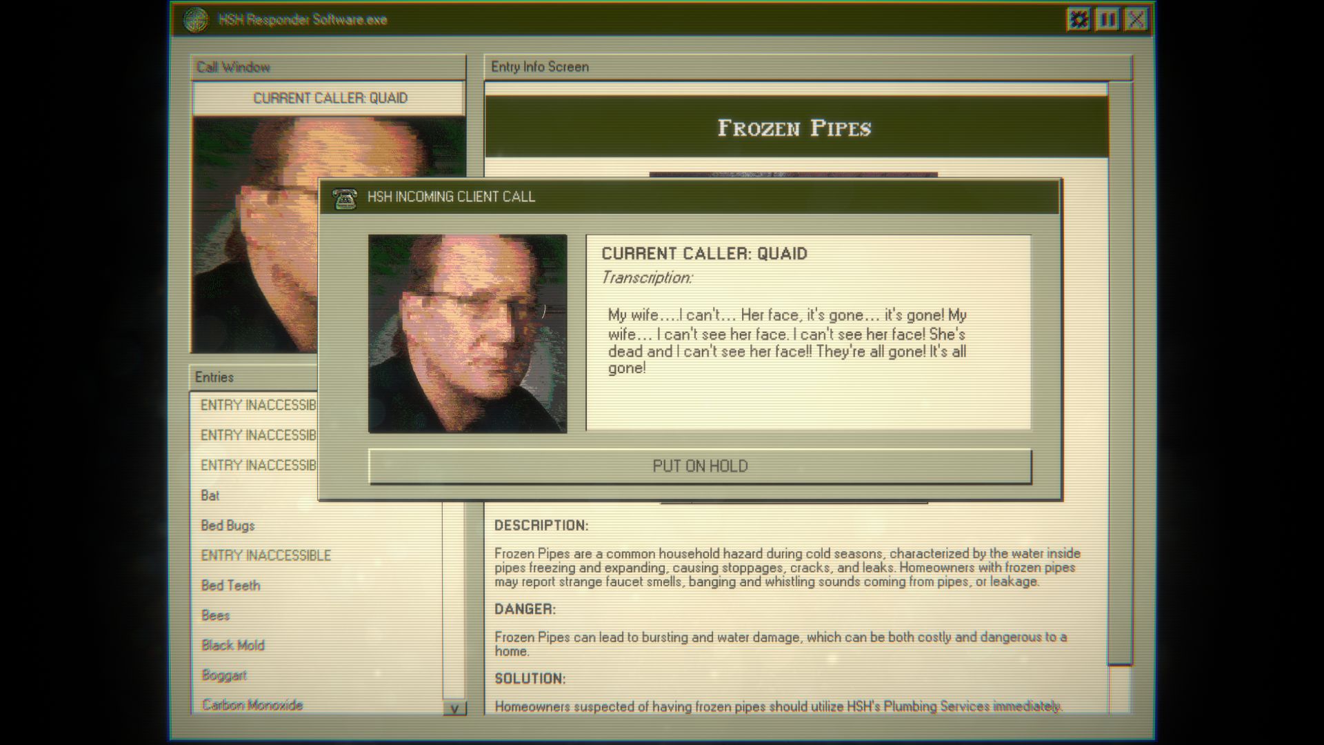 A caller in Home Safety Hotline ringing to say he can't remember his wife's face - 4