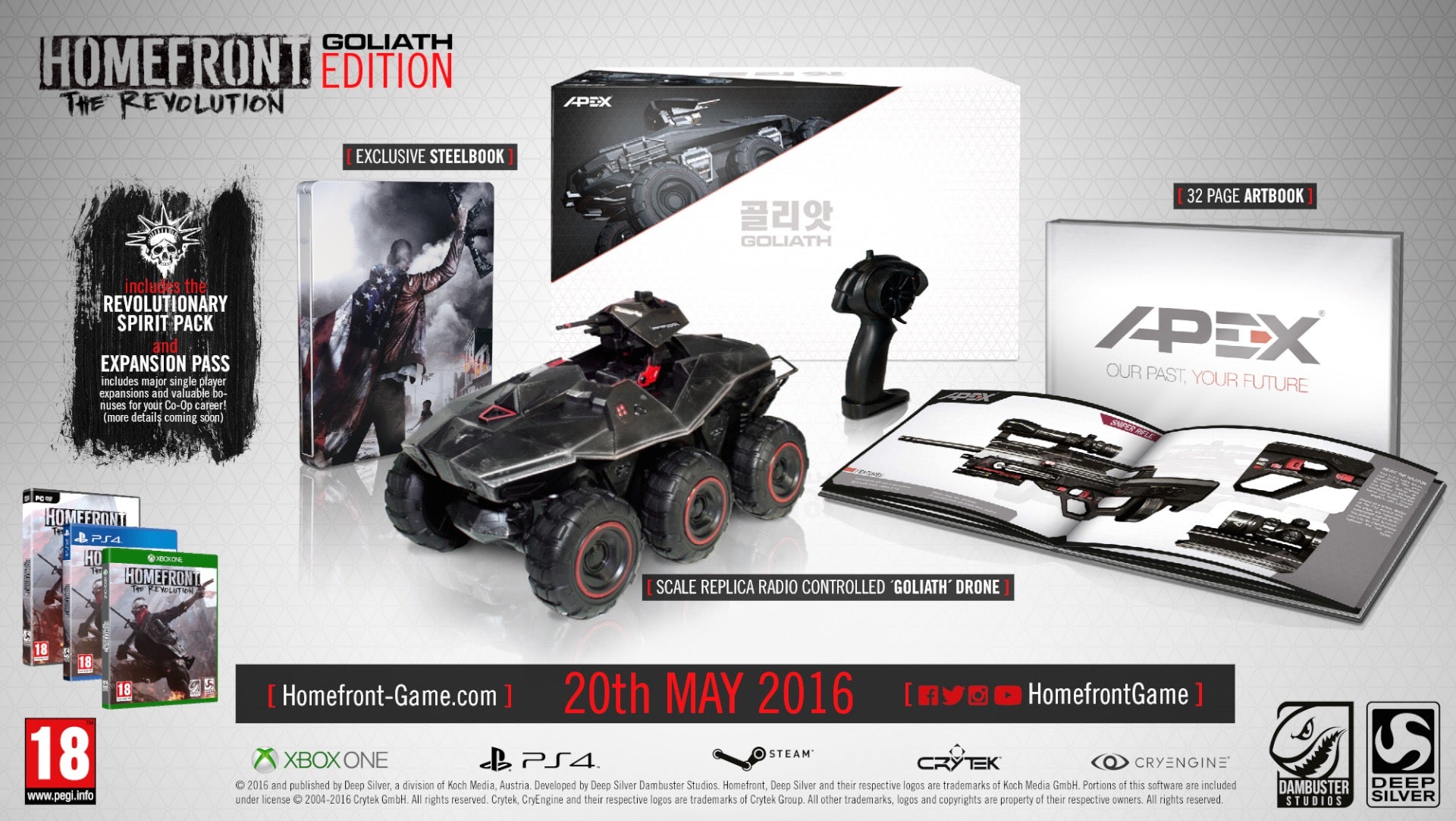 Homefront: The Revolution&rsquo;s Goliath Edition comes with a real-life 