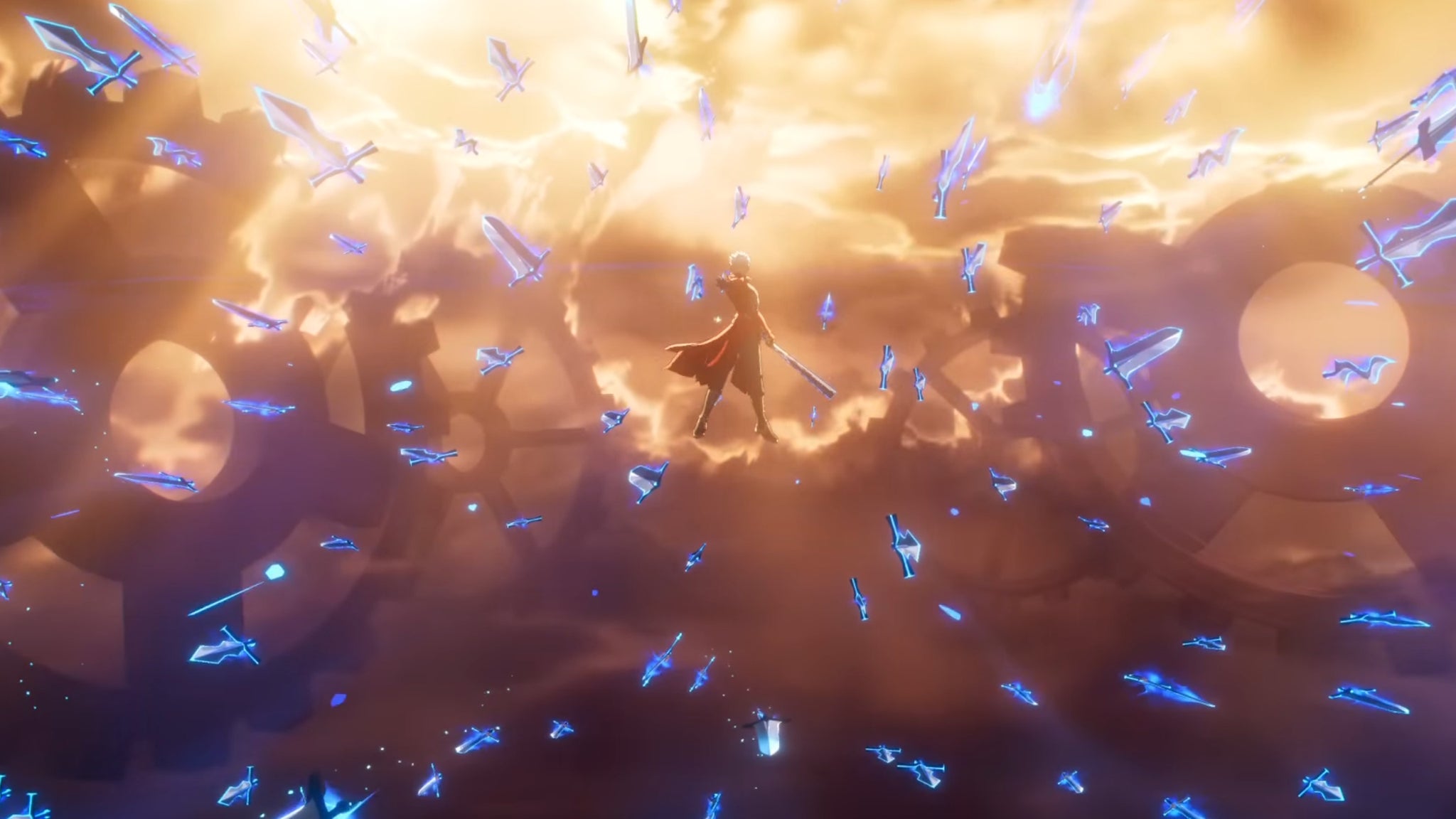 Archer commanding a shower of blades in HSR - 5