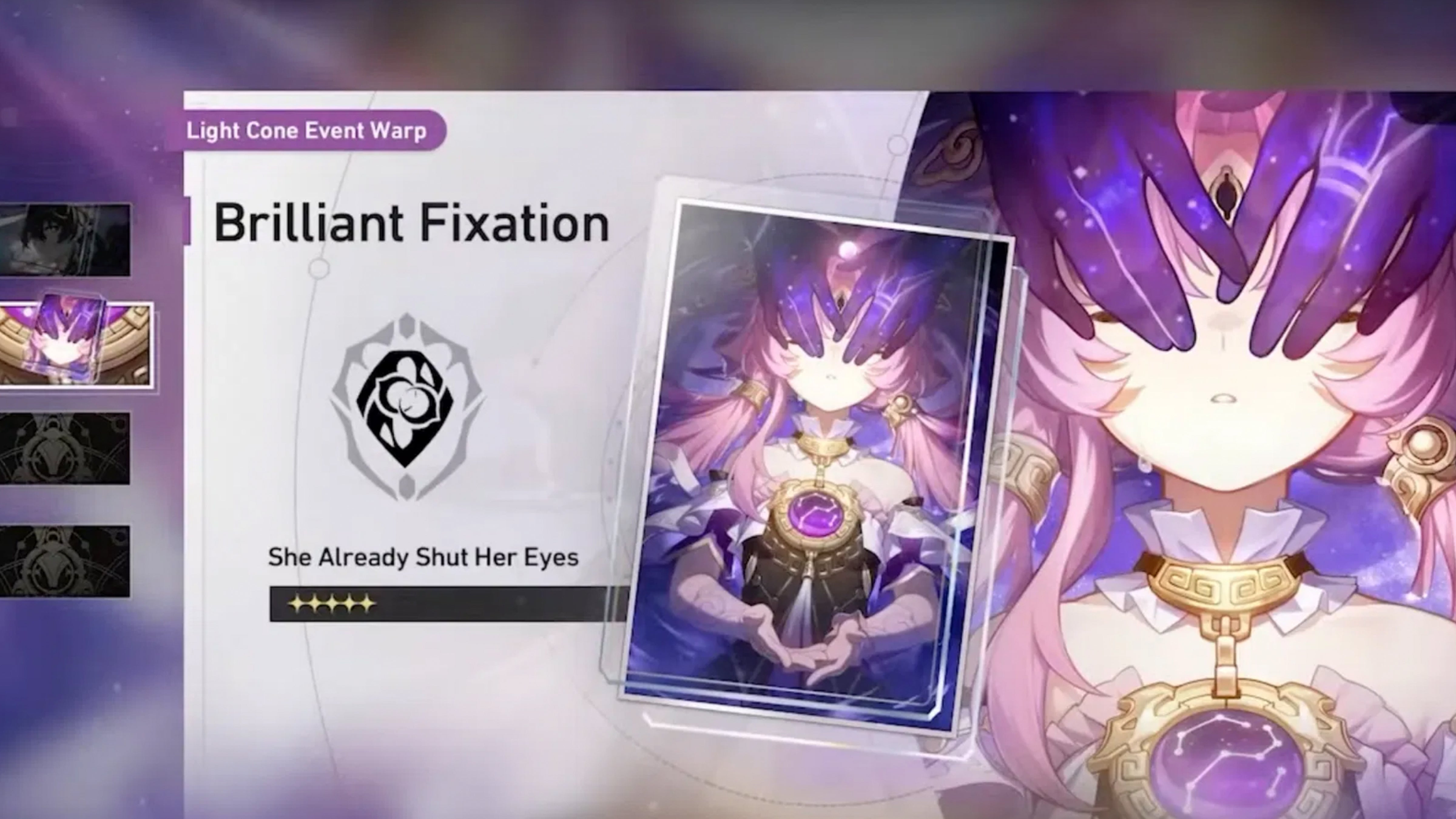 Honkai Star Rail promotional artwork showing the Fu Xuan Light Cone Warp.