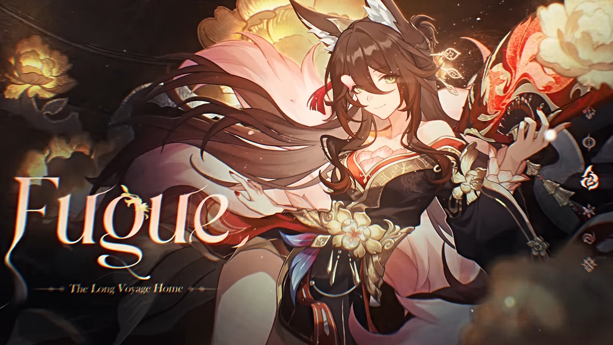 Fugue from Honkai Star Rail in her banner art - 3
