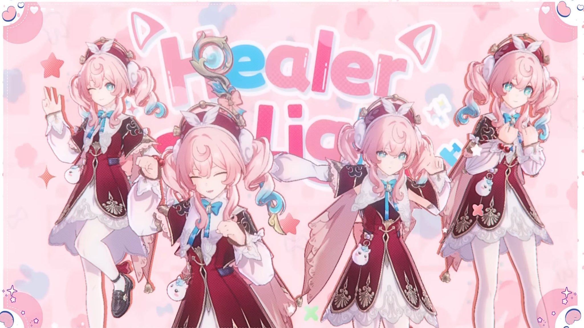 Hyacine performing a skit for her following of zero people in Honkai Star Rail - 5