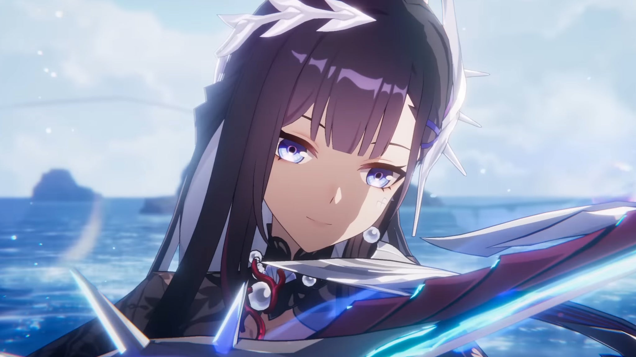 Hysilens in HSR, rising on the waves and playing a violin - 8