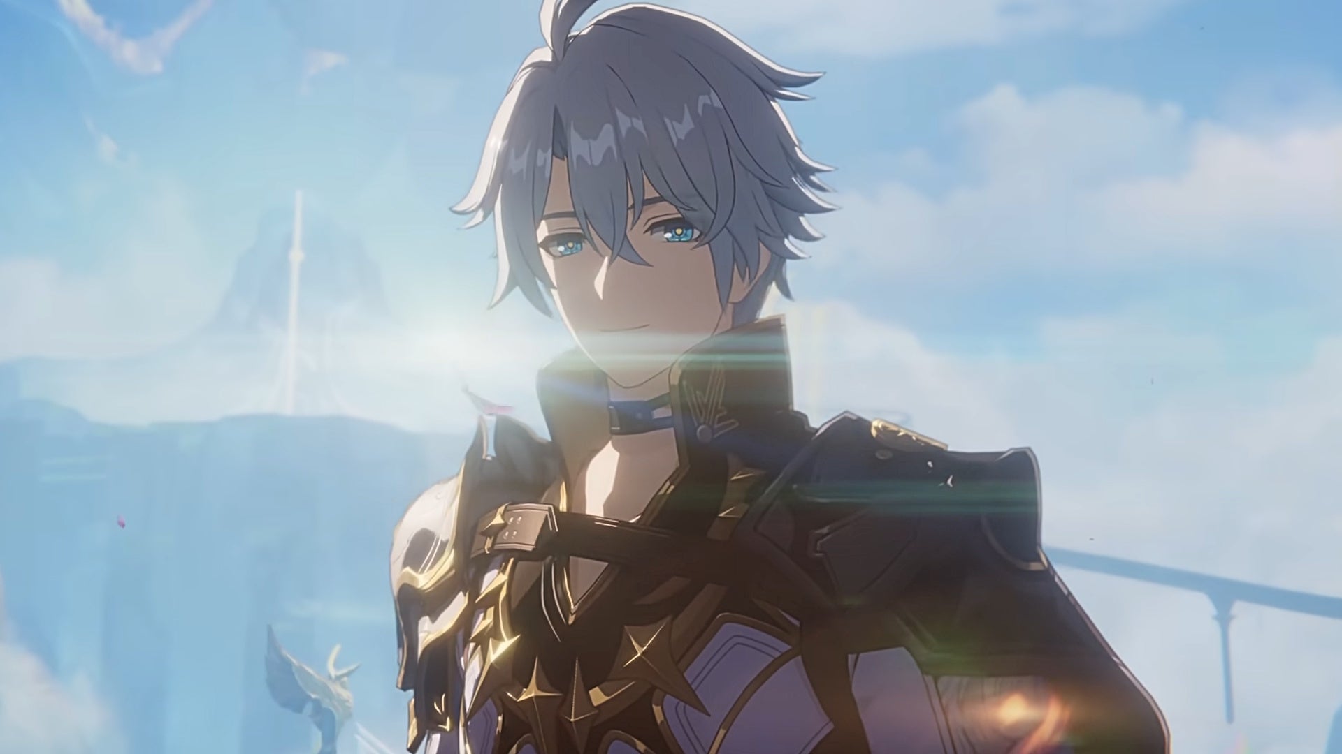 Phainon from Honkai Star Rail looking away from the sun - 5