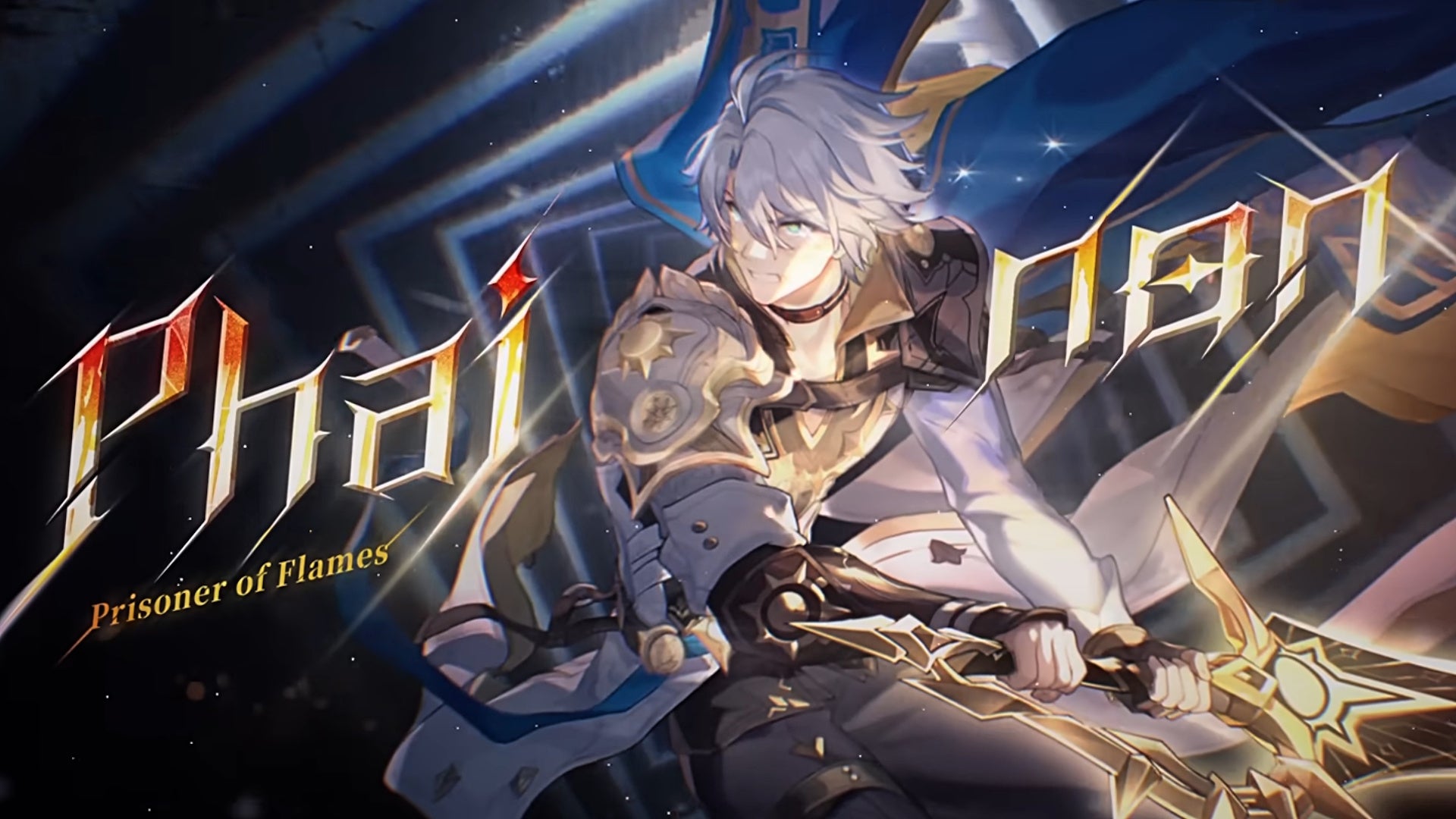 Phainon from Honkai Star Rail in his character name screen - 3