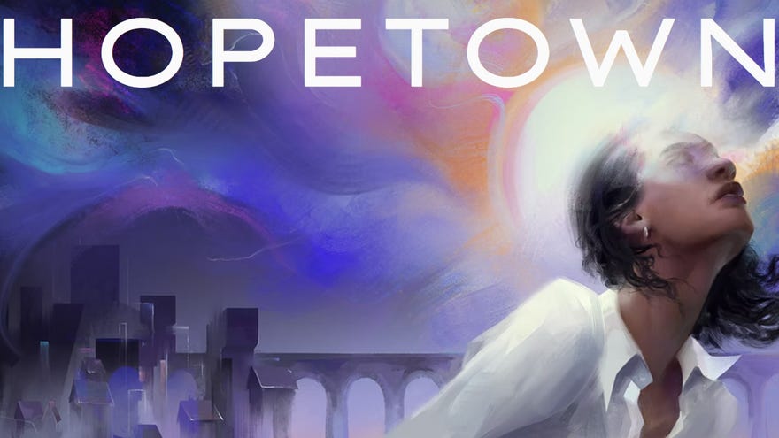 Some promotional creation  for Disco Elysium 'spiritual successor' Hopetown.