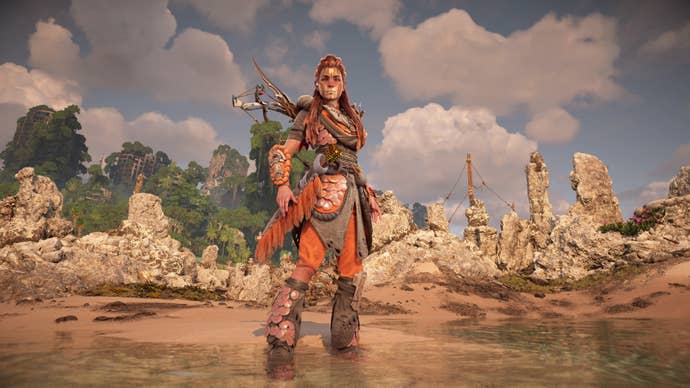 horizon forbidden west burning shores aloy specter mandible sea star quen deadeye armor