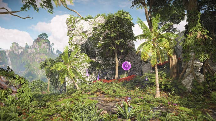 horizon forbidden west burning shores erial capture northeast transmitter location