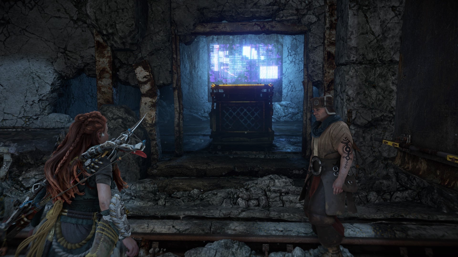 horizon forbidden west burning shores friend in the dark crate location