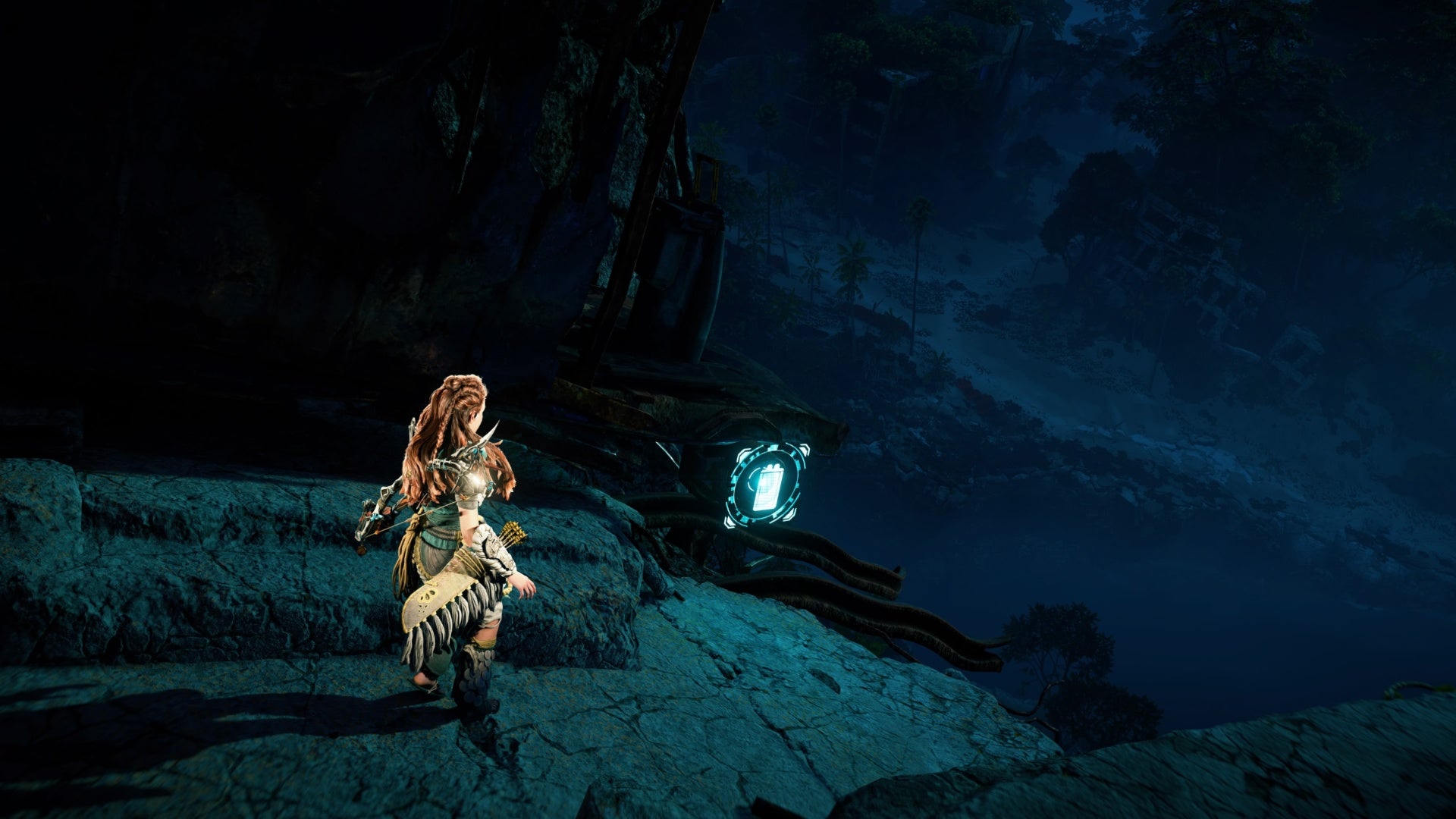 horizon forbidden west burning shores friend in the dark energy cell